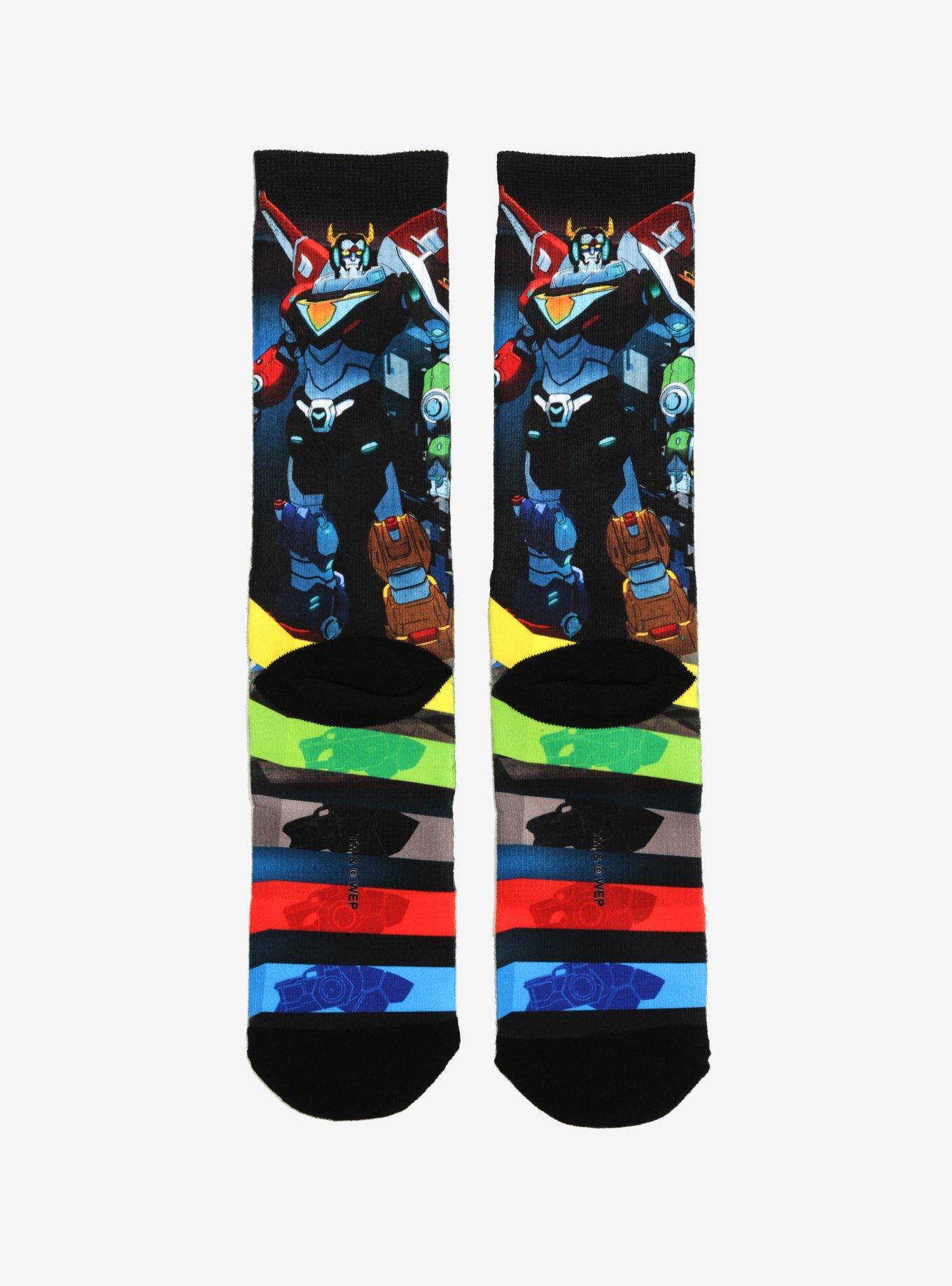 Voltron: Legendary Defender Sublimated Crew Socks, , alternate