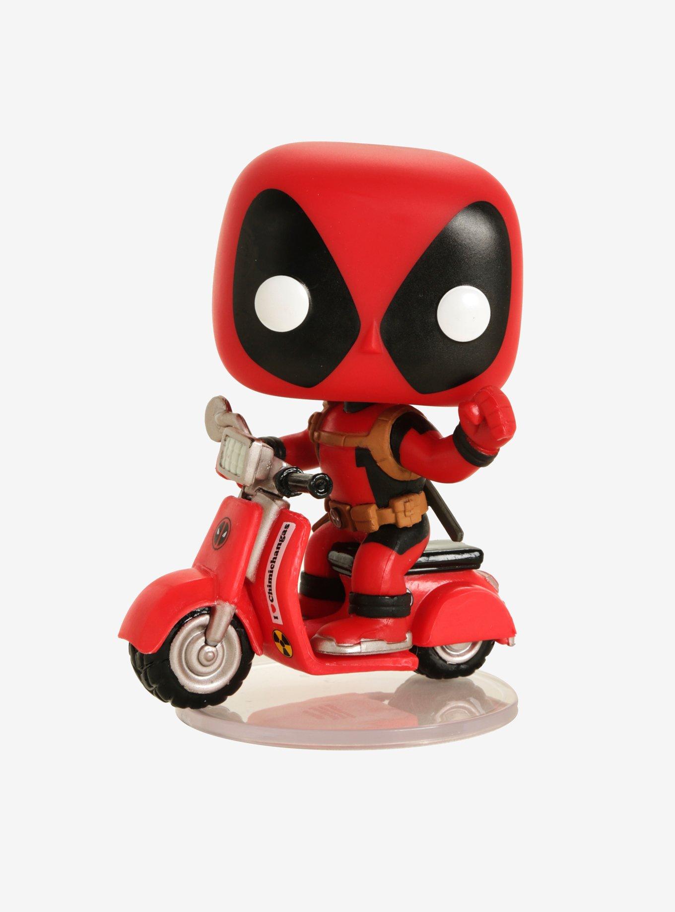Funko Marvel Deadpool Pop! Rides Deadpool On Scooter Bobble-Head, , alternate