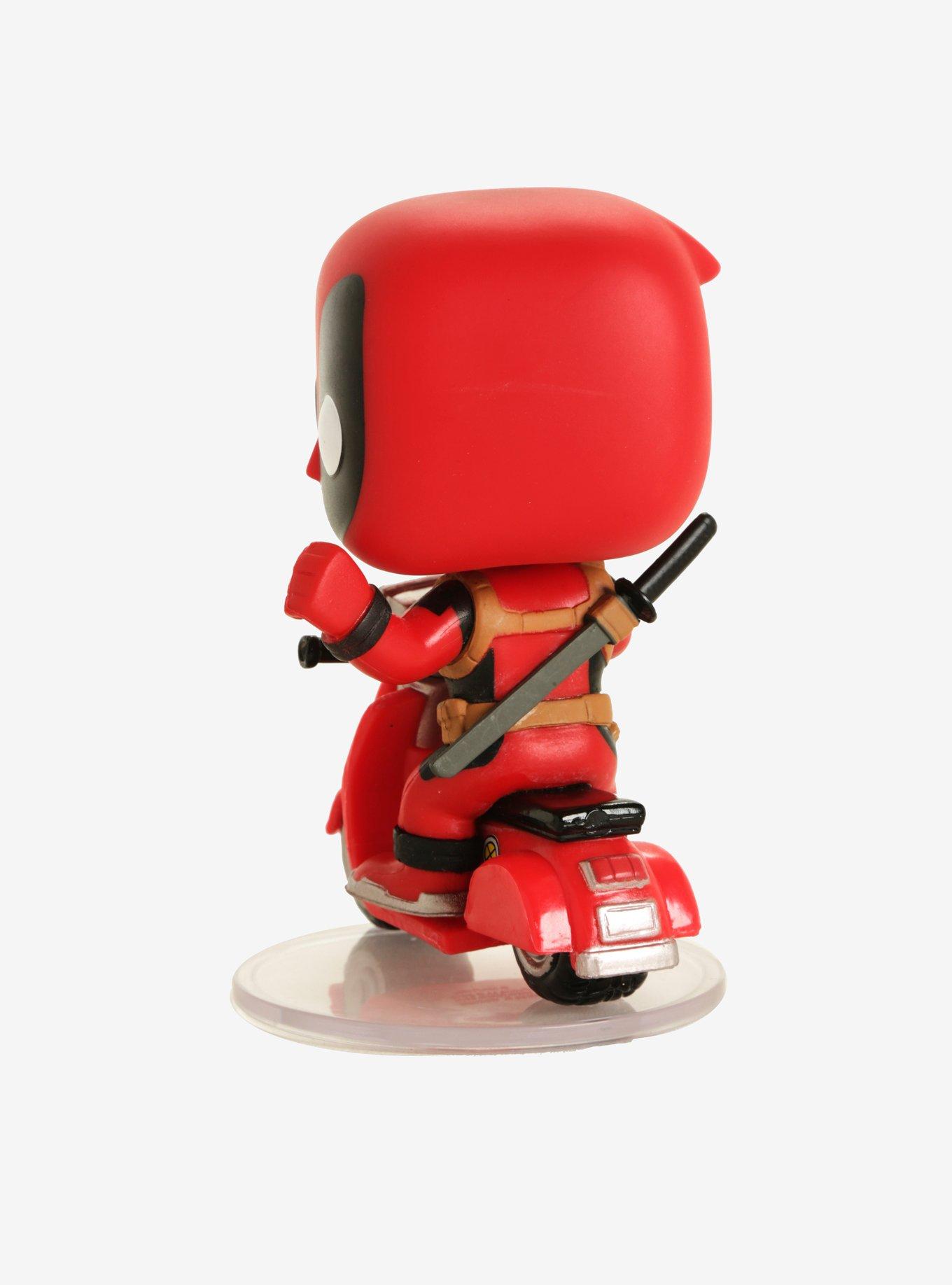 Funko Marvel Deadpool Pop! Rides Deadpool On Scooter Bobble-Head, , alternate