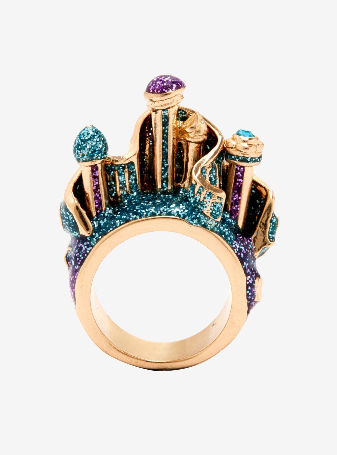 Her Universe Disney The Little Mermaid Triton's Palace 3D Ring, , alternate