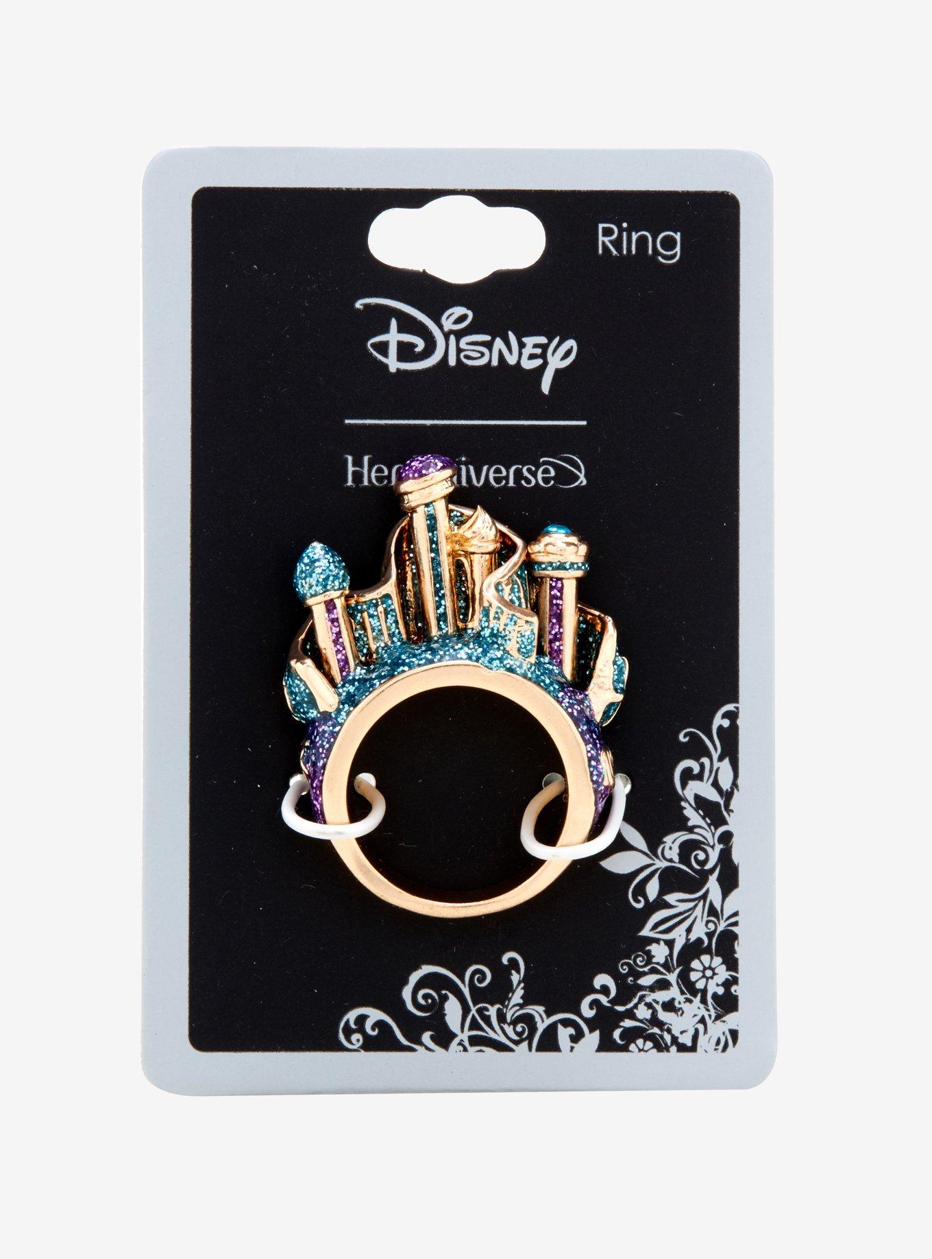 Her Universe Disney The Little Mermaid Triton's Palace 3D Ring, , alternate