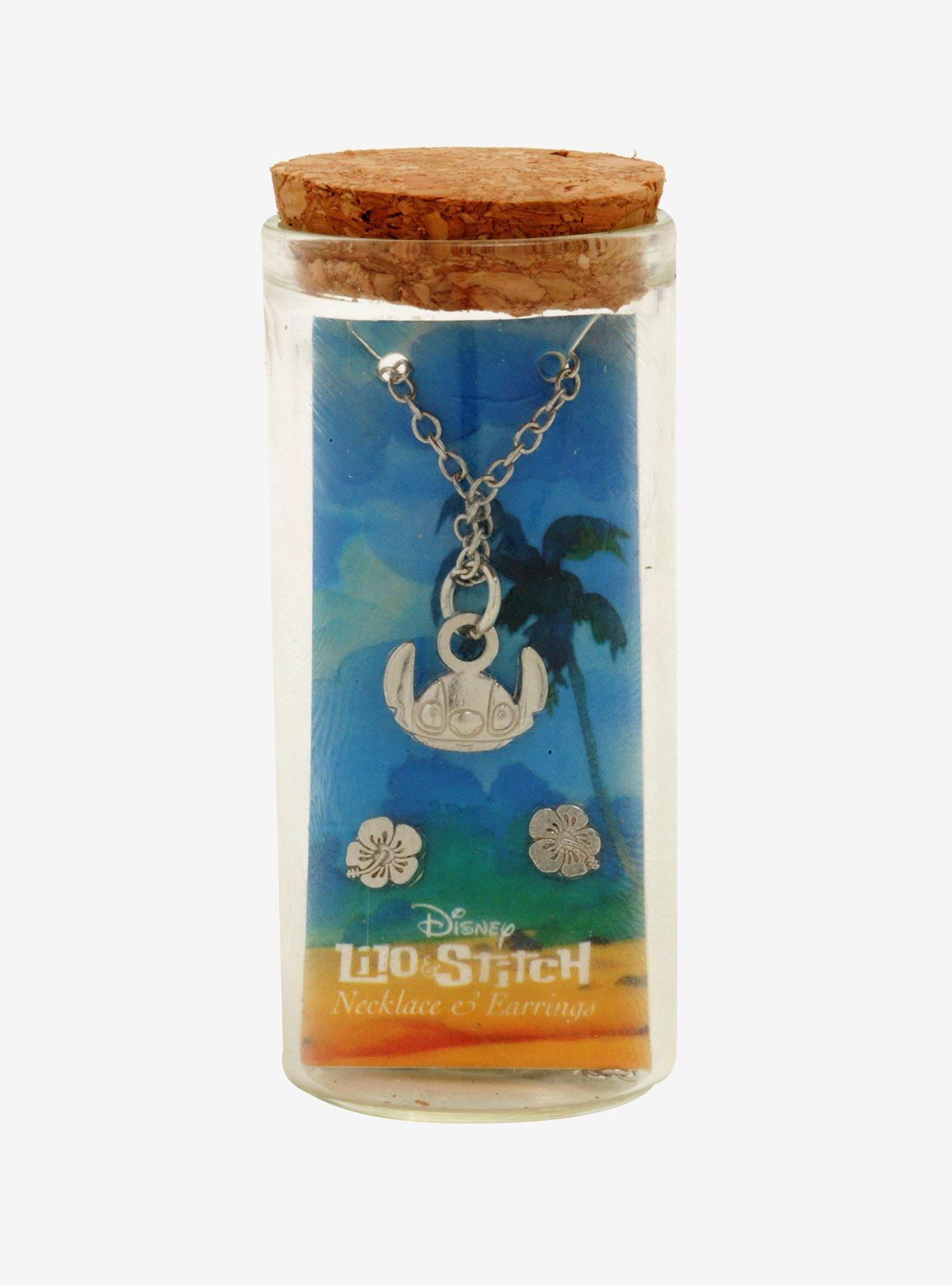 Disney Lilo & Stitch Message In A Bottle Necklace, , alternate