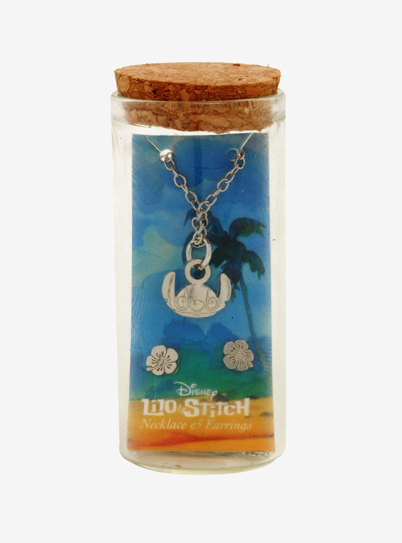 Disney Lilo & Stitch Message In A Bottle Necklace, , alternate