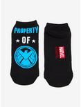 Marvel Property Of S.H.I.E.L.D. No-Show Socks, , alternate