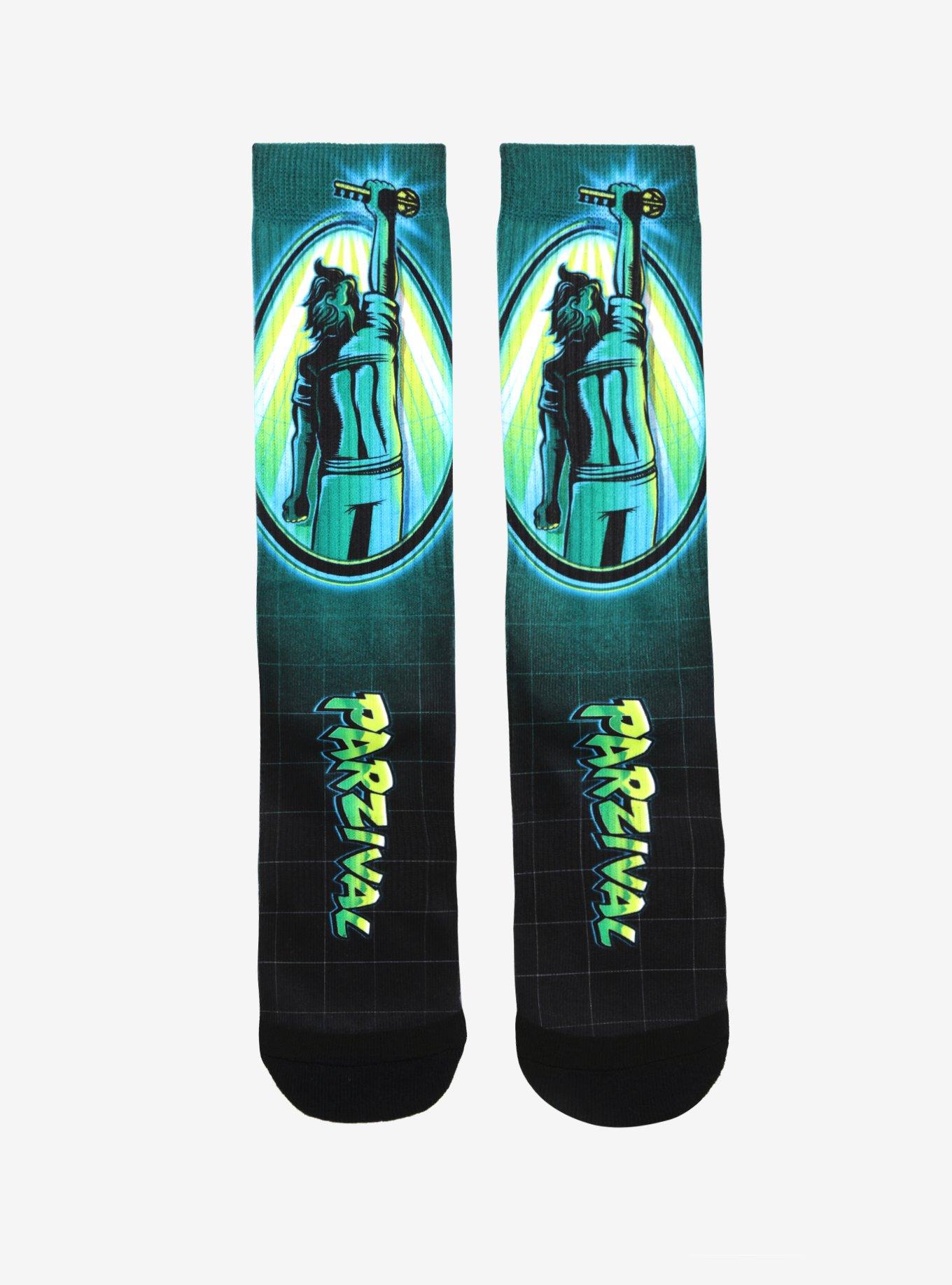 Ready Player One Parzival Sublimation Crew Socks, , alternate