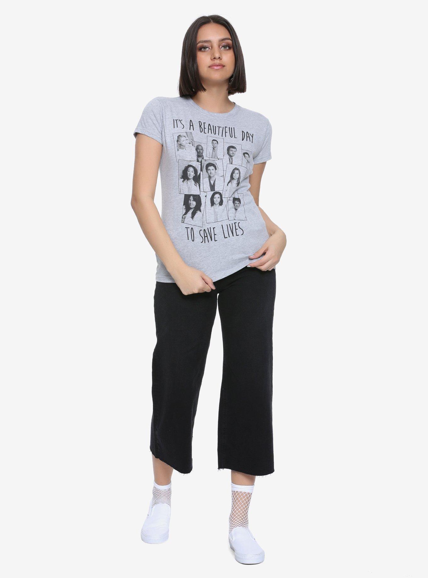 Grey's Anatomy Save Lives Girls T-Shirt, , alternate