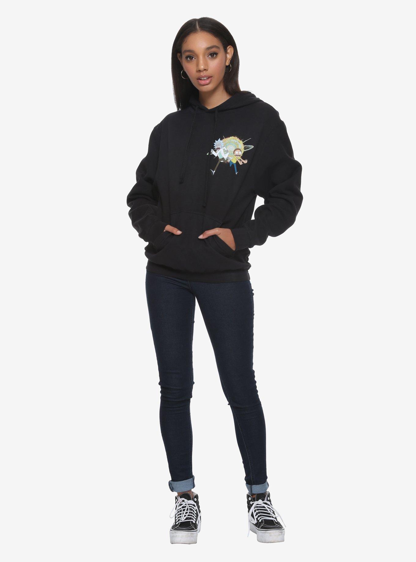 Rick And Morty Geez Rick Girls Hoodie, , alternate