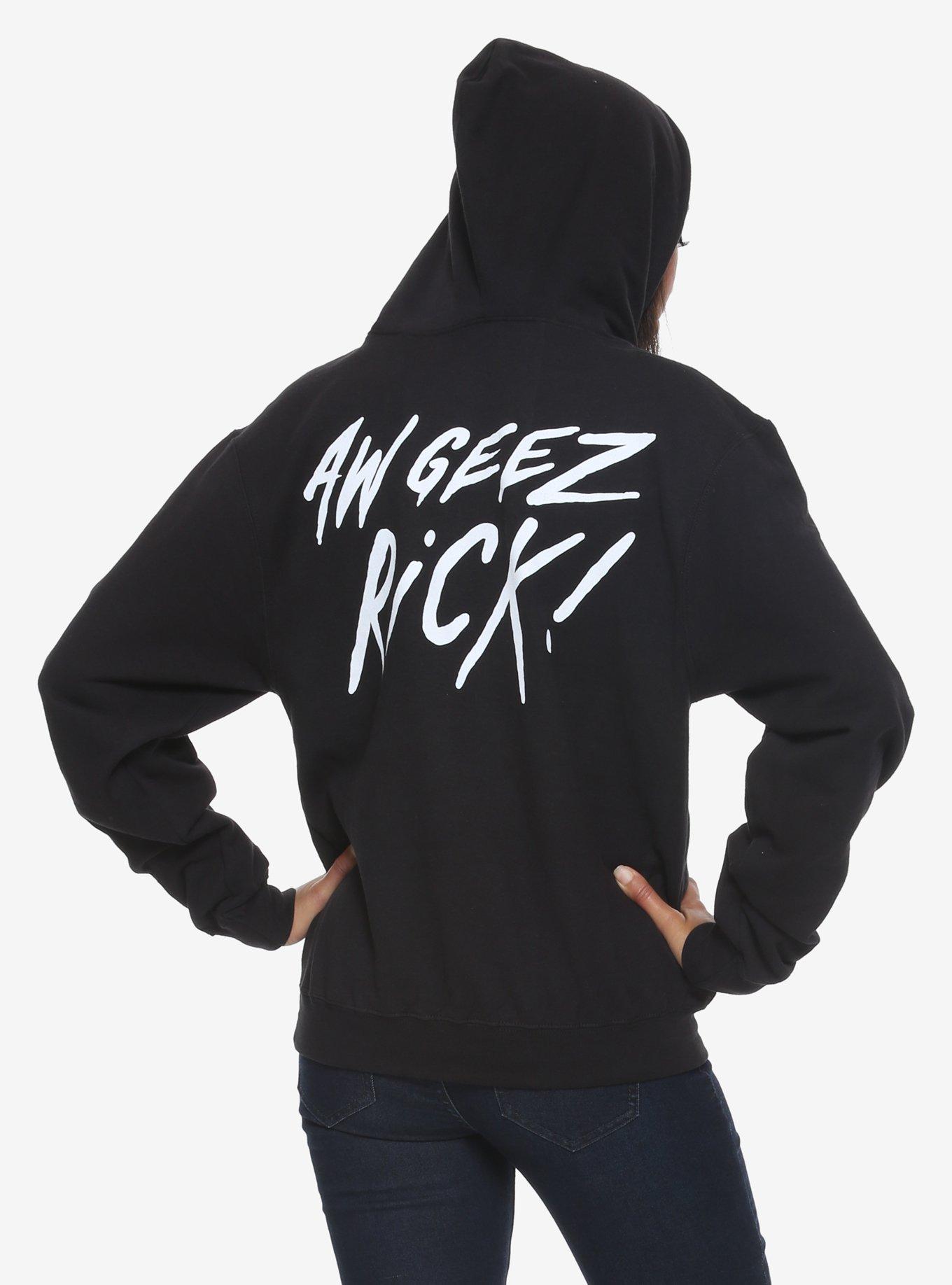 Rick And Morty Geez Rick Girls Hoodie, , alternate