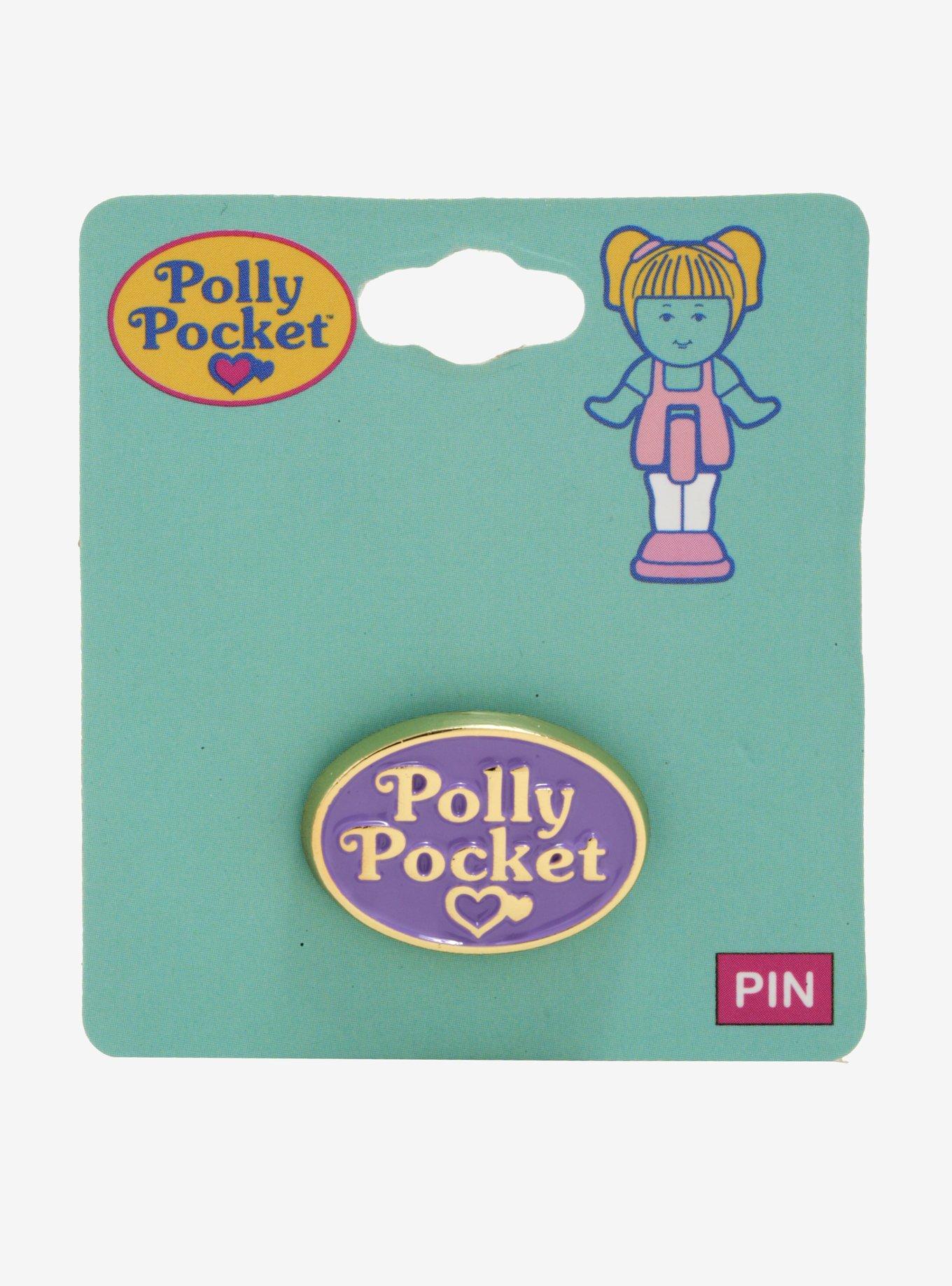 Polly Pocket Logo Enamel Pin, , alternate
