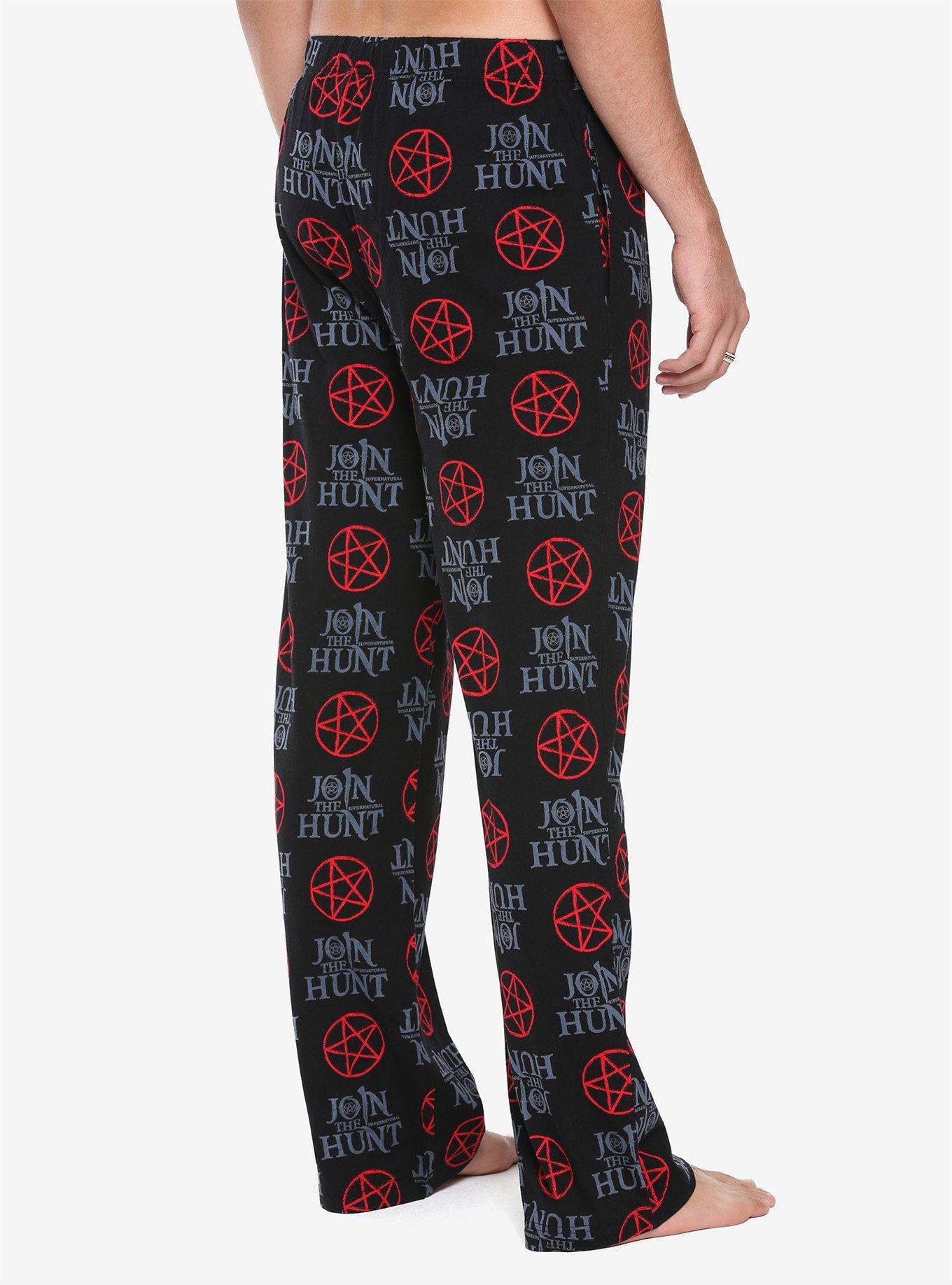 Supernatural Join The Hunt Guys Pajama Pants, , alternate