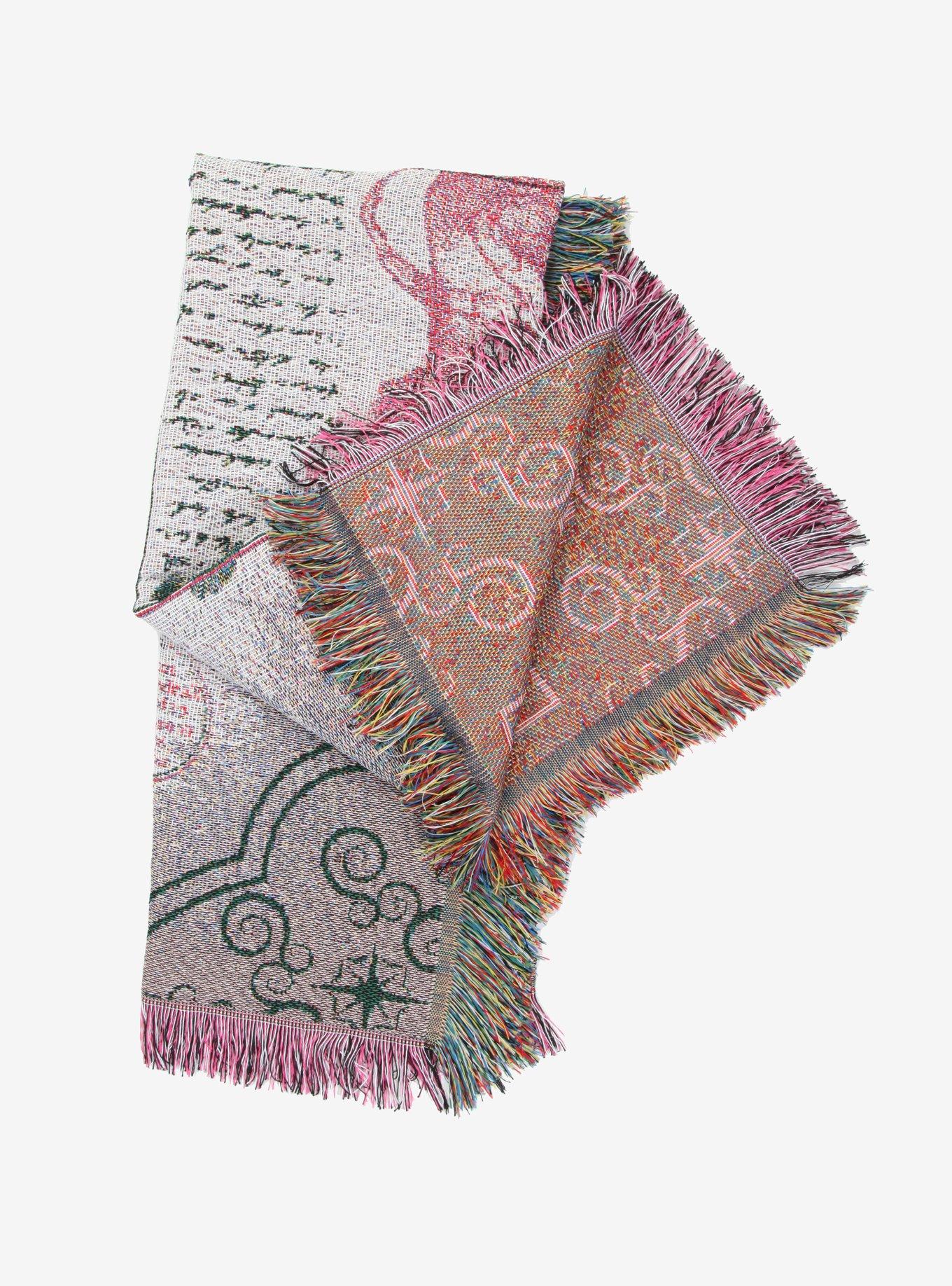 Harry Potter Mandrake Illustrated Woven Tapestry Throw Blanket, , alternate