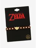 Nintendo The Legend Of Zelda Faux-Suede Pull Bracelet - BoxLunch Exclusive, , alternate