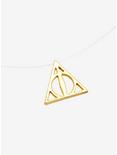 Harry Potter Deathly Hallows Clear Chain Necklace - BoxLunch Exclusive, , alternate