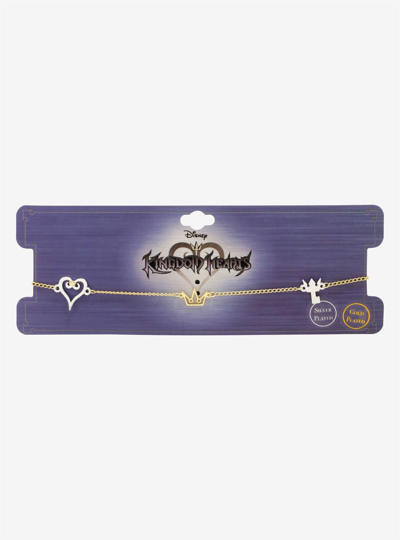 Disney Kingdom Hearts Charm Necklace - BoxLunch Exclusive, , alternate