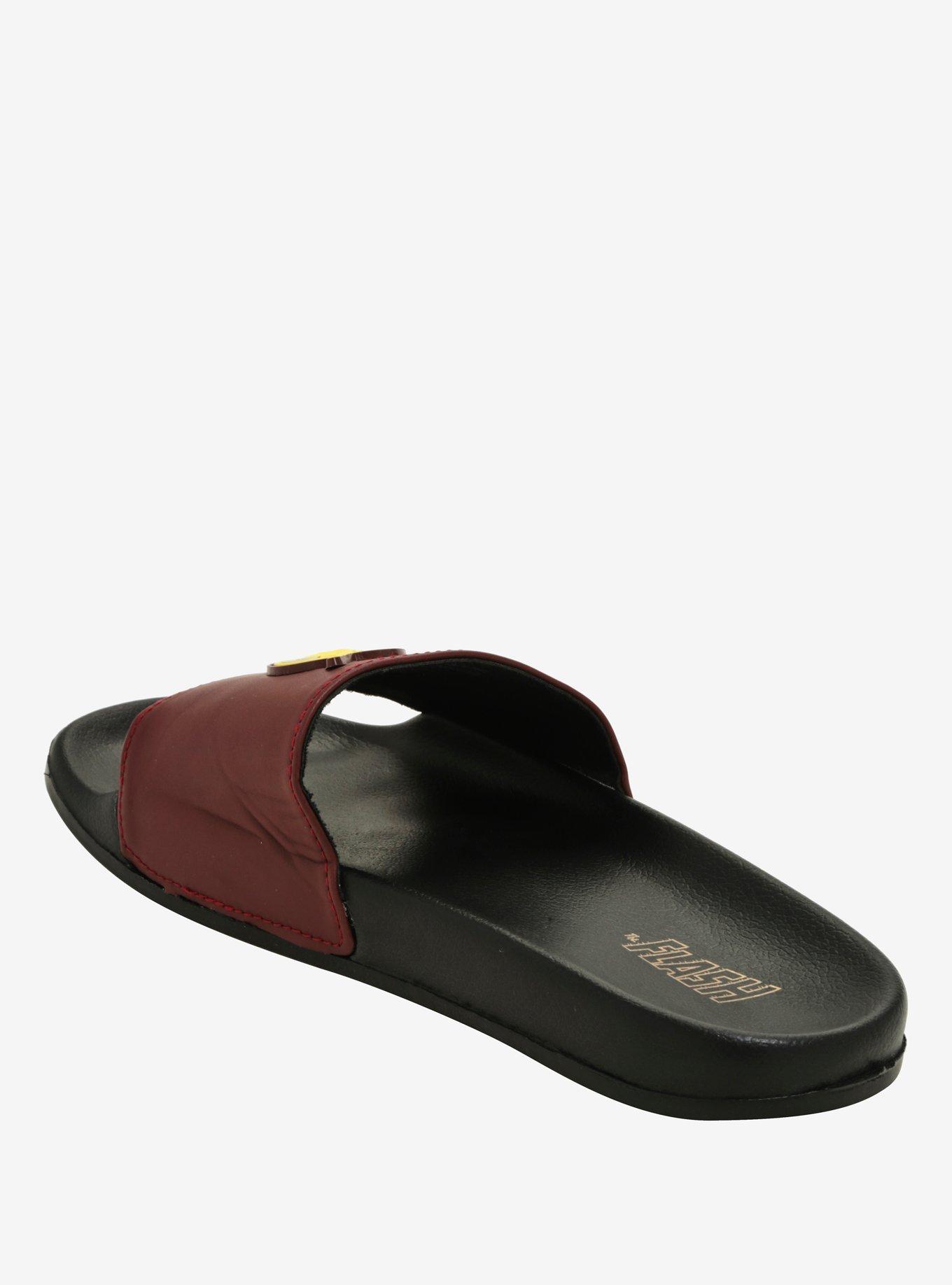 DC Comics The Flash Logo Slide Sandals, , alternate