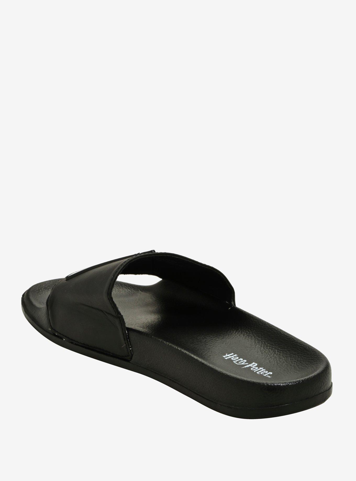 Harry Potter Deathly Hallows Slide Sandals, , alternate
