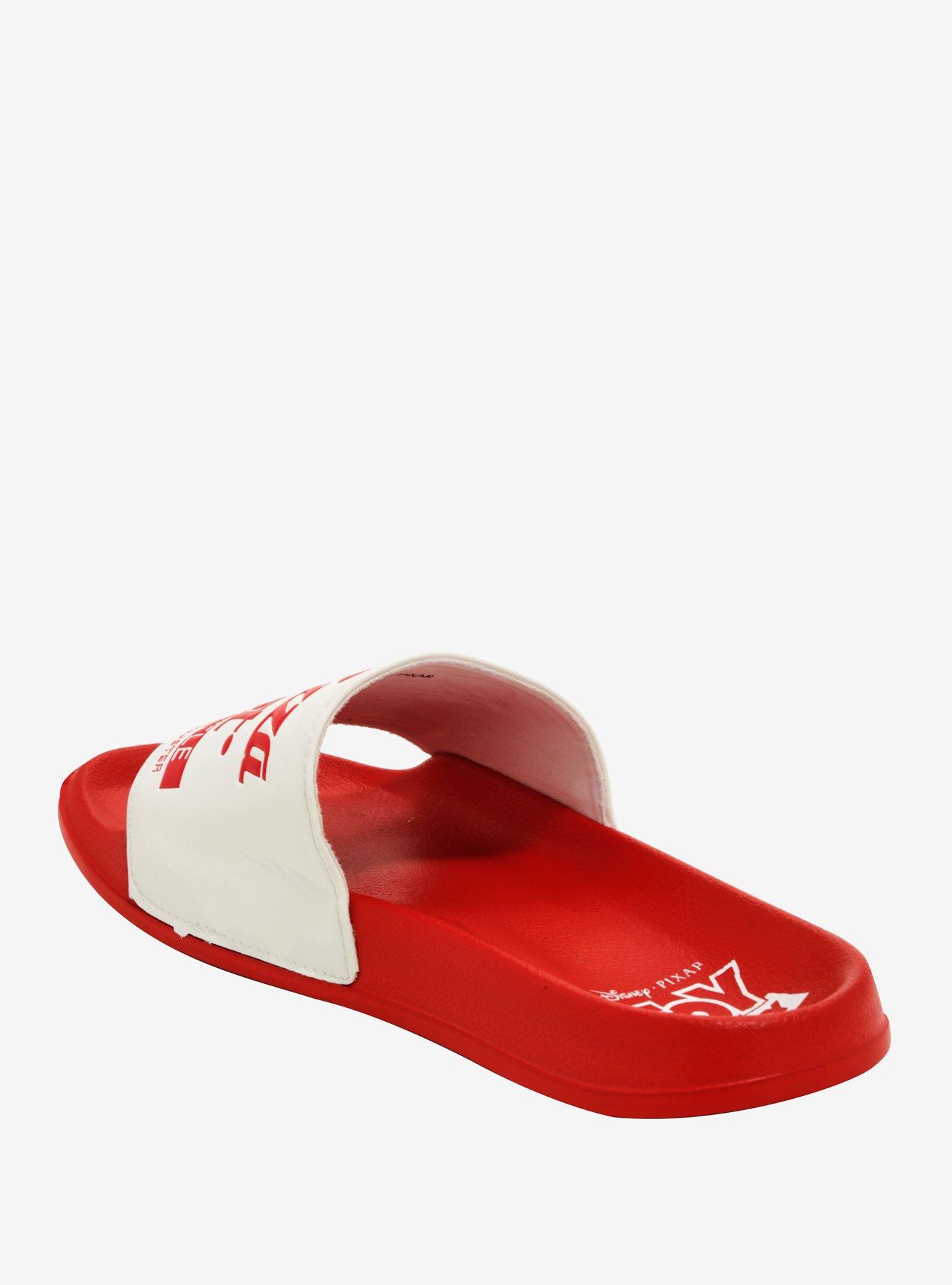 Disney Pixar Toy Story Pizza Planet Slide Sandals - BoxLunch Exclusive, , alternate