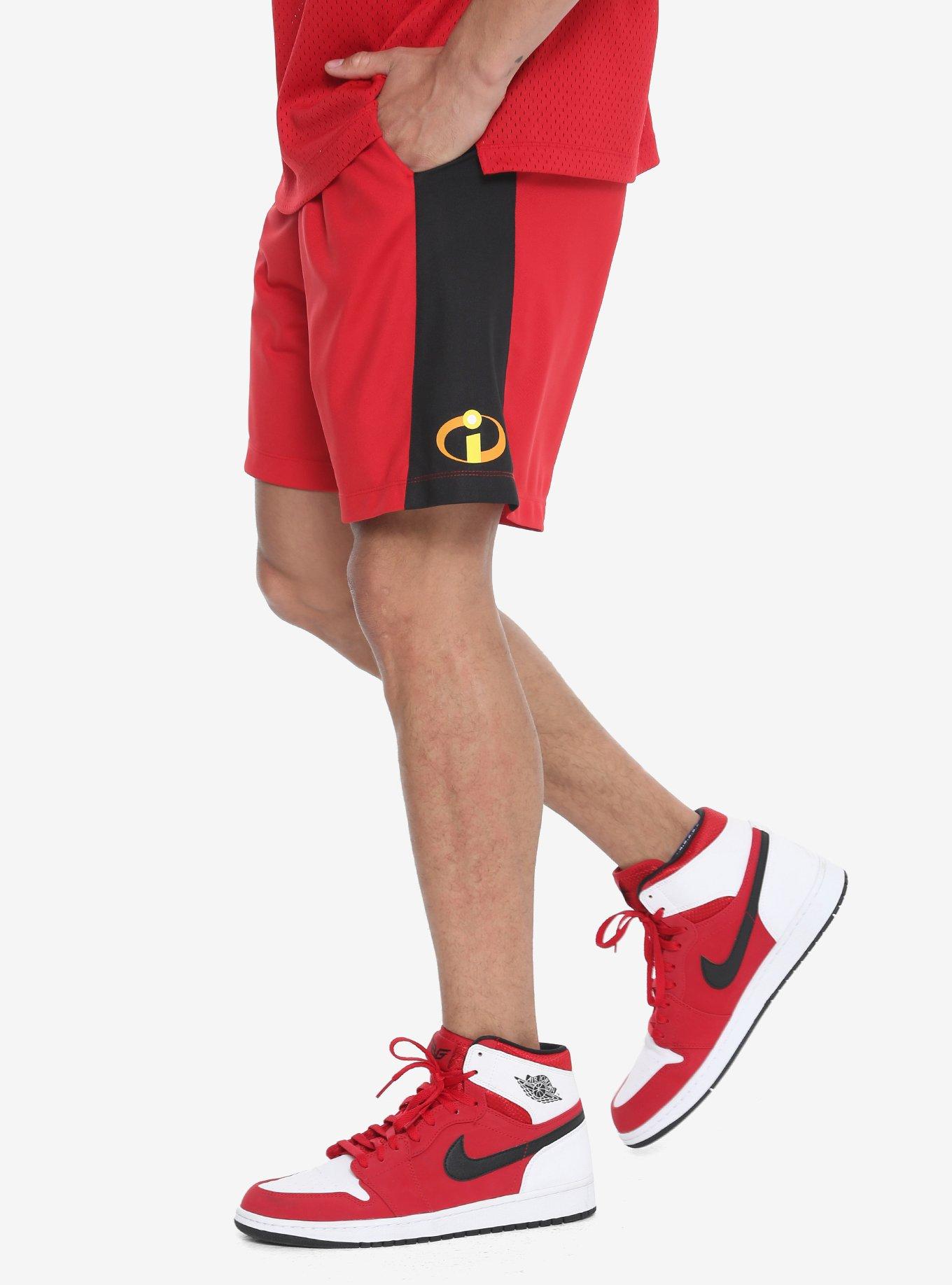 Our Universe Disney Pixar The Incredibles Basketball Shorts, RED, alternate