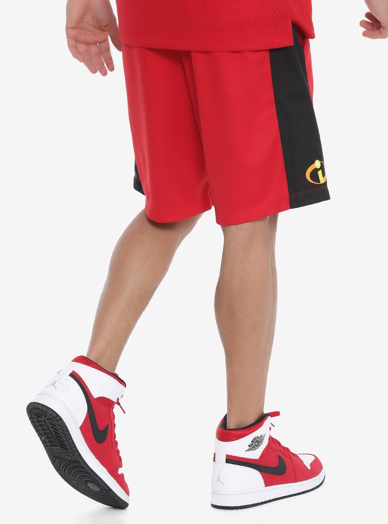 Our Universe Disney Pixar The Incredibles Basketball Shorts, RED, alternate