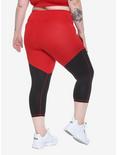 Her Universe Disney Pixar The Incredibles Active Pants Plus Size, RED, alternate
