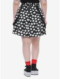 Tripp Black & White Star Print Suspender Skirt Plus Size, , alternate