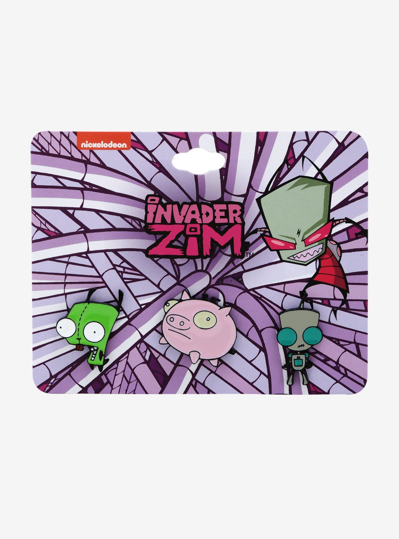 Invader Zim Enamel Pin Set, , alternate