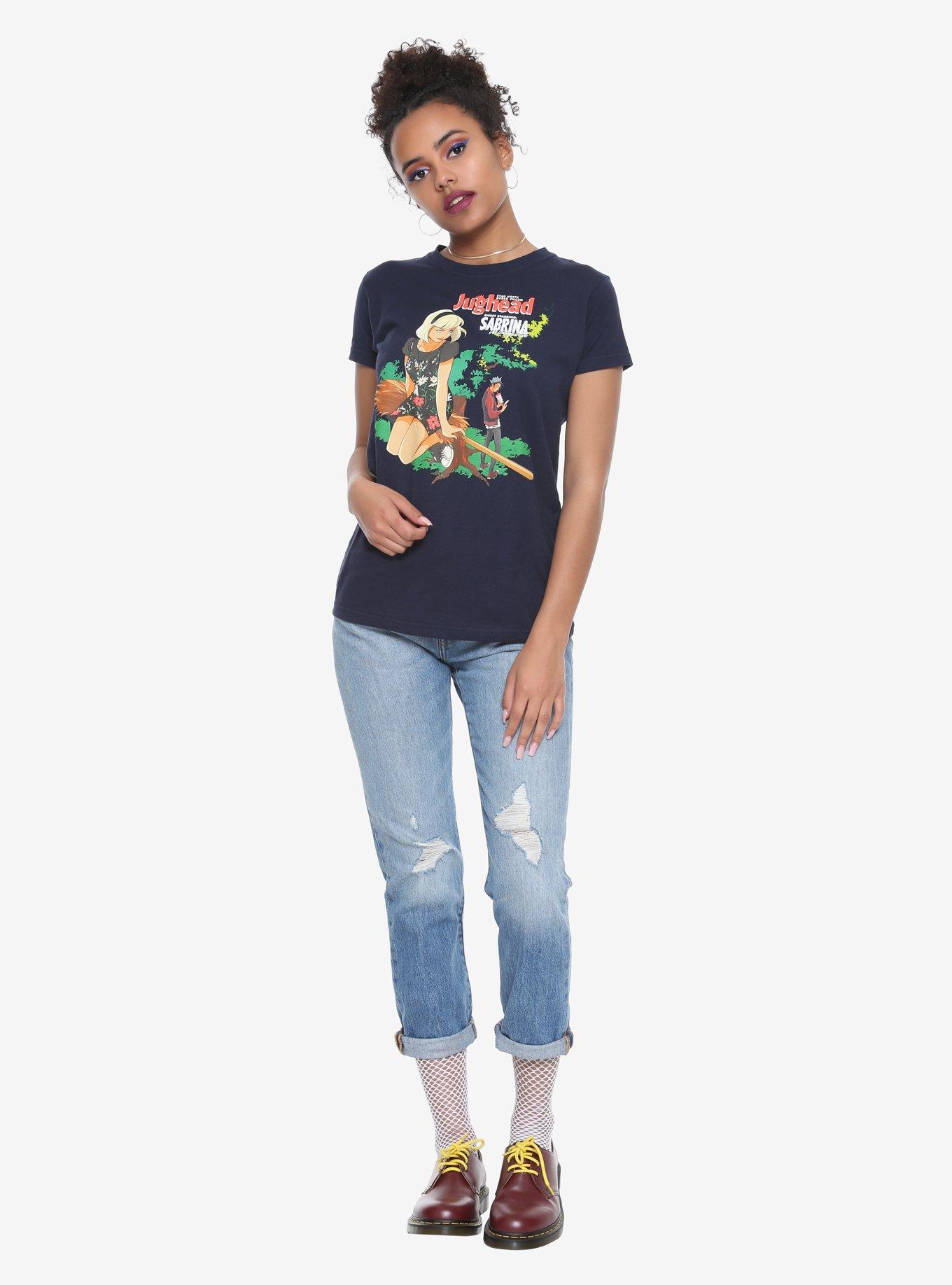 Archie Comics Jughead Sabrina The Teenage Witch Girls T-Shirt, , alternate