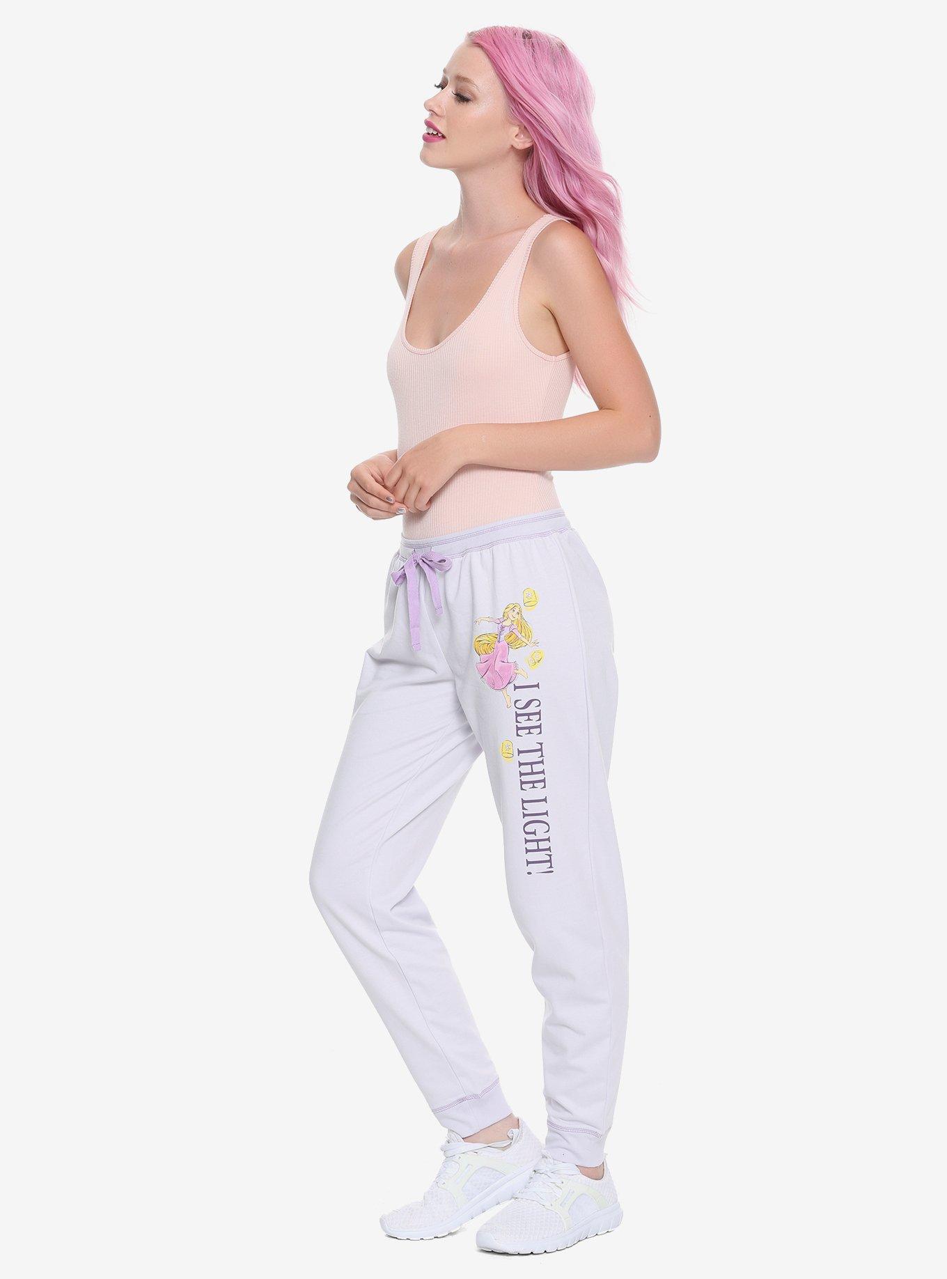 Disney Tangled See The Light Girls Jogger Pants, LILAC, alternate
