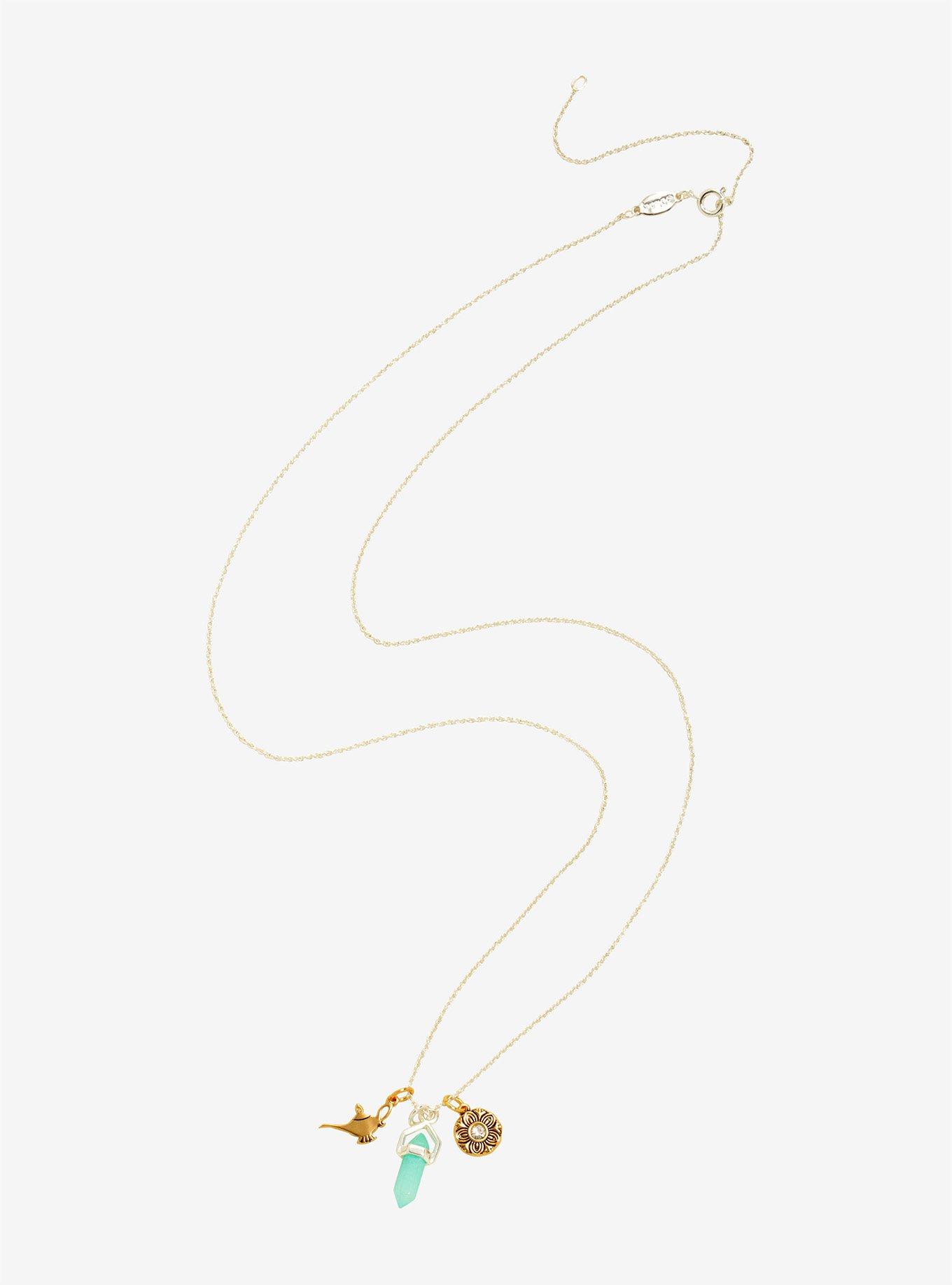 Disney Aladdin Lamp Charm Necklace - BoxLunch Exclusive, , alternate