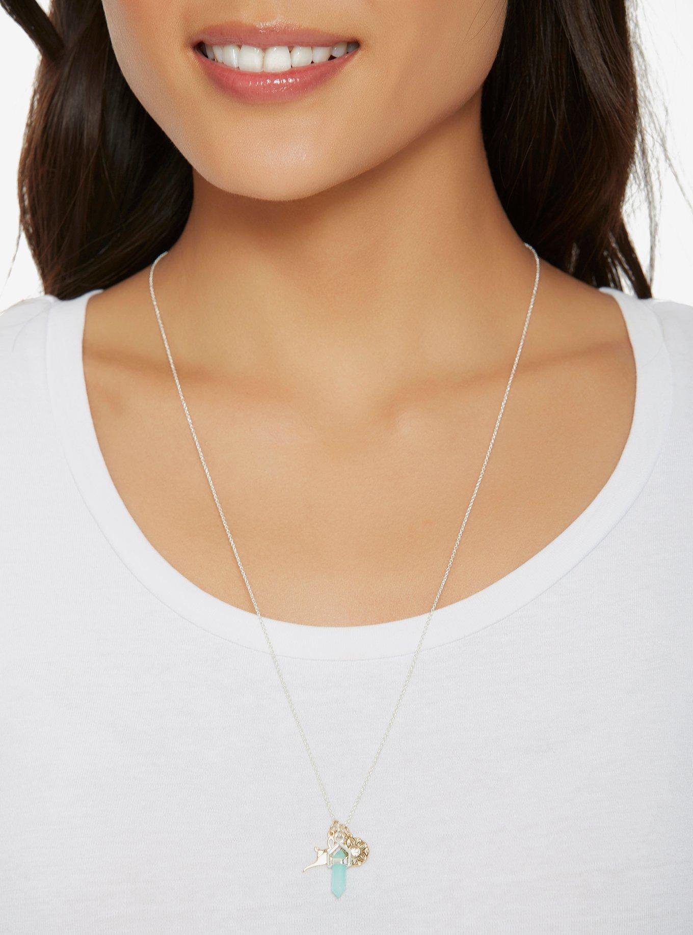 Disney Aladdin Lamp Charm Necklace - BoxLunch Exclusive, , alternate