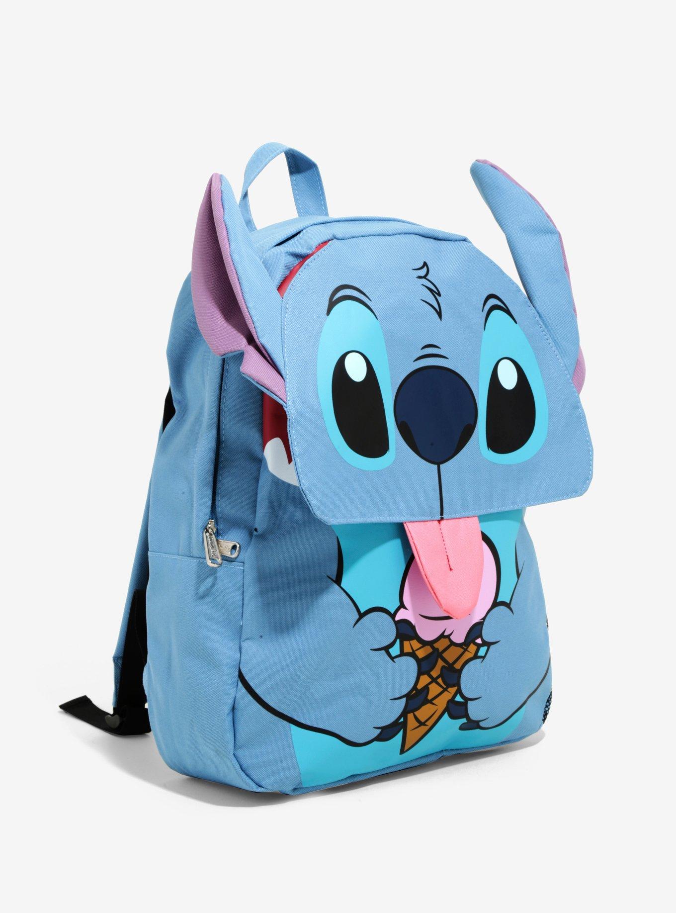 Loungefly Disney Lilo & Stitch Ice Cream Flap Backpack, , alternate