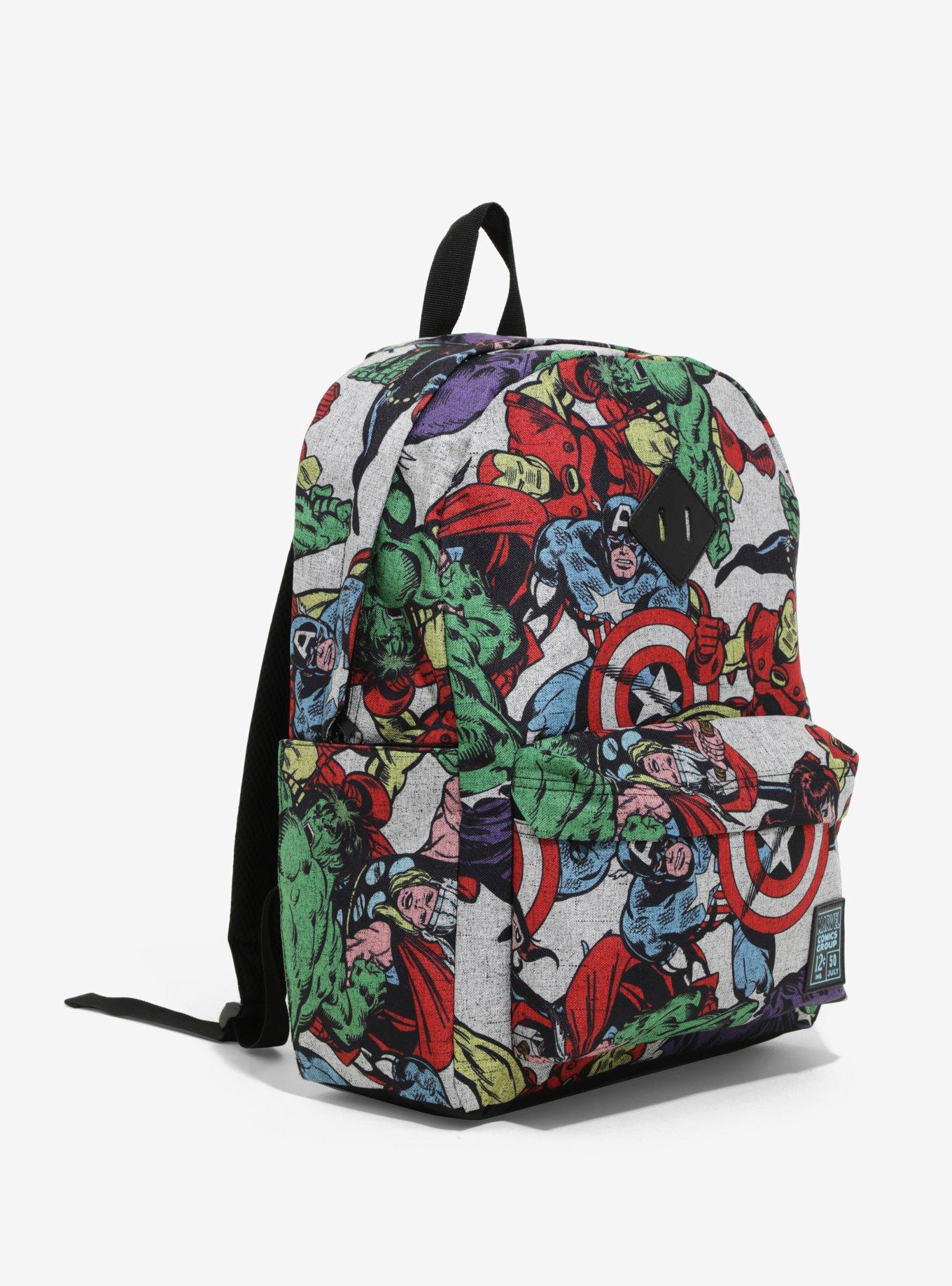 Marvel Avengers Comic Print Backpack, , alternate