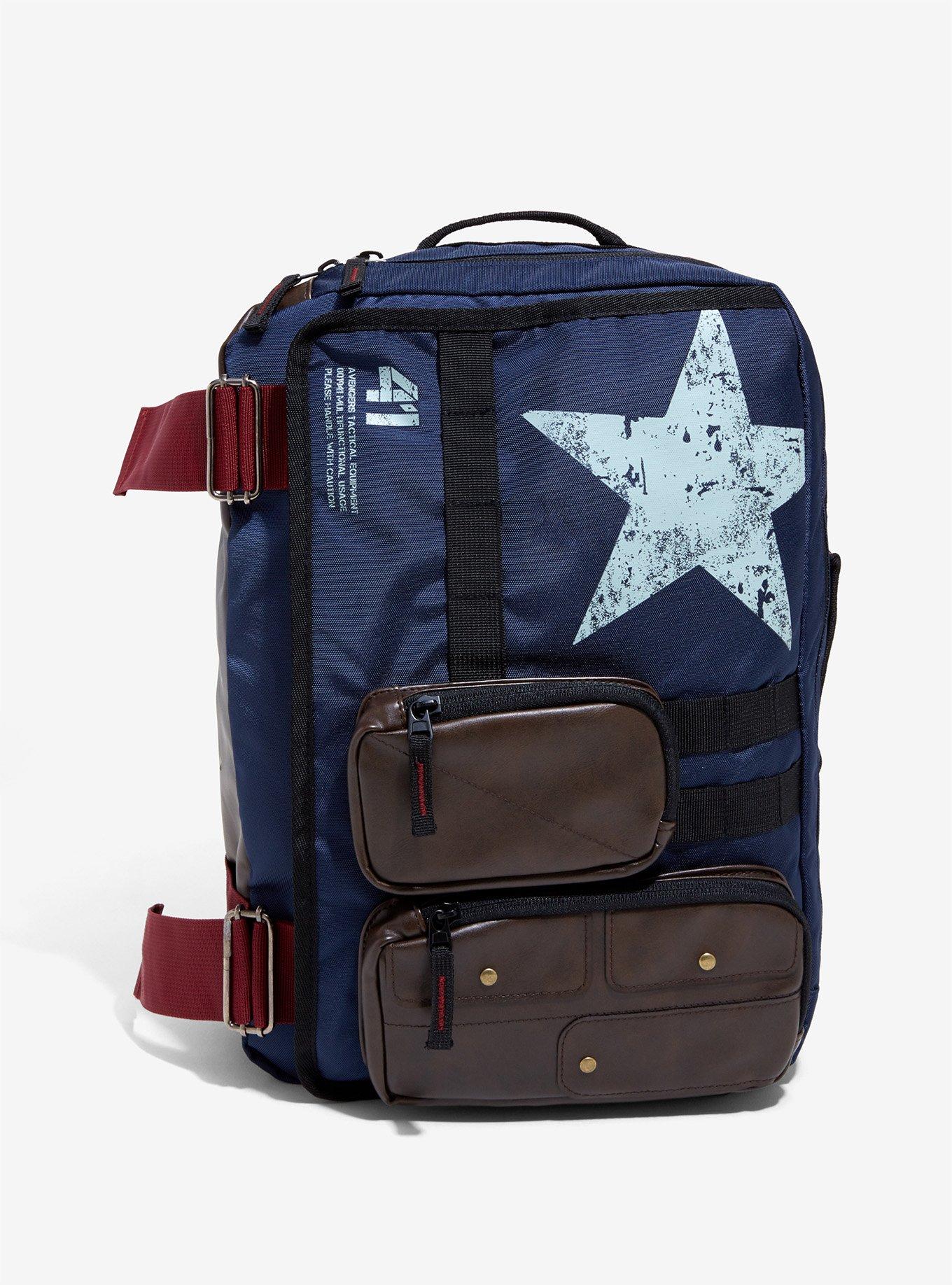 Marvel Captain America Tactical Hybrid Backpack Hot Topic