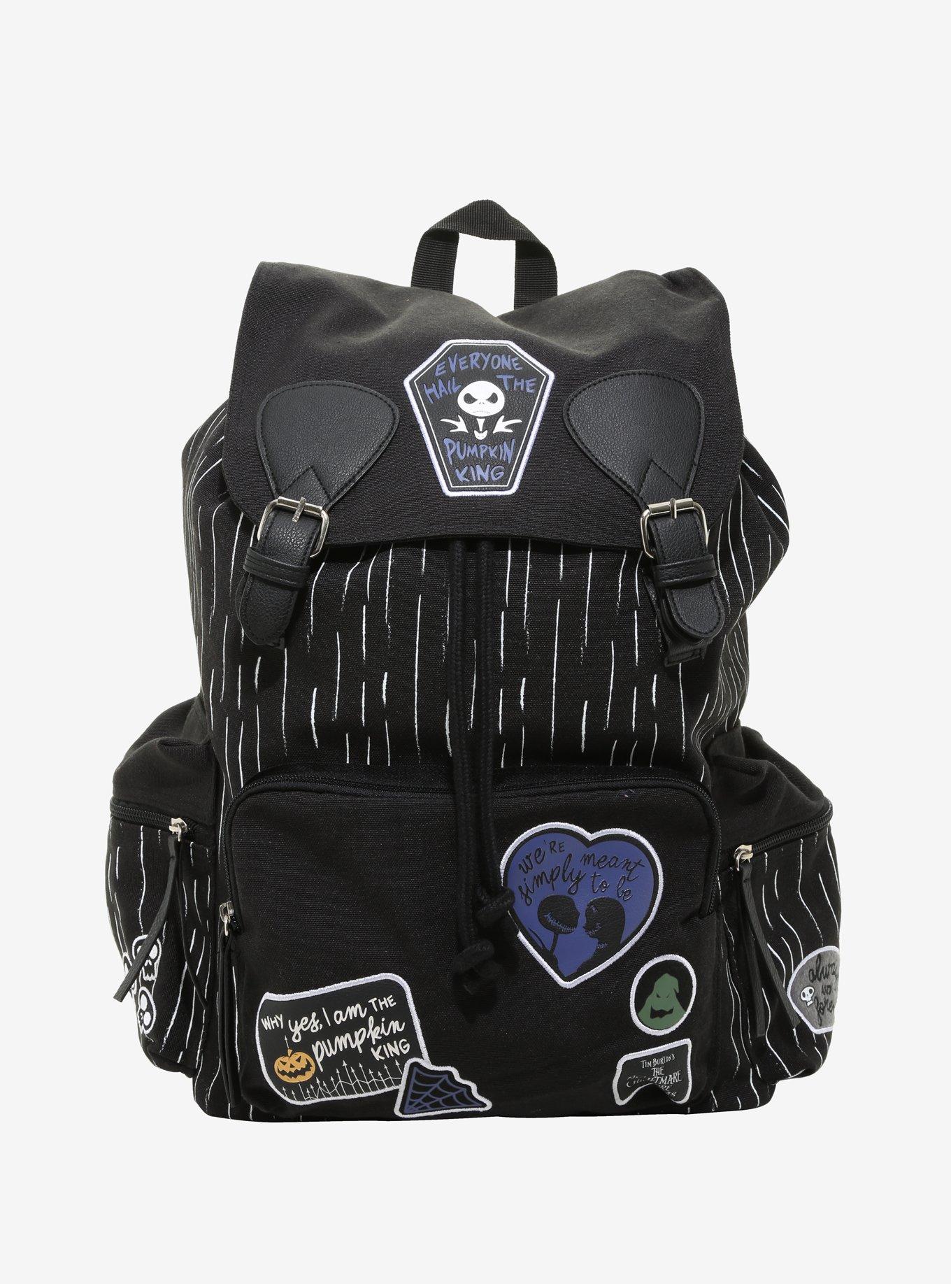 The Nightmare Before Christmas Jack Skellington Slouch Backpack, , alternate