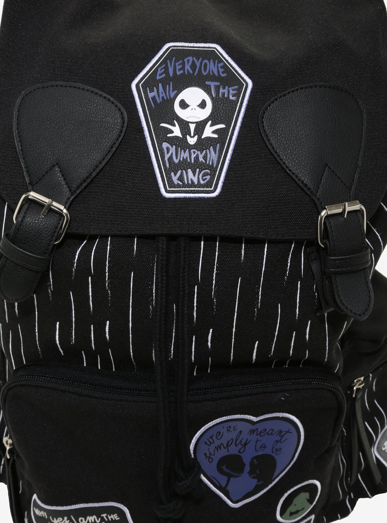 The Nightmare Before Christmas Jack Skellington Slouch Backpack, , alternate
