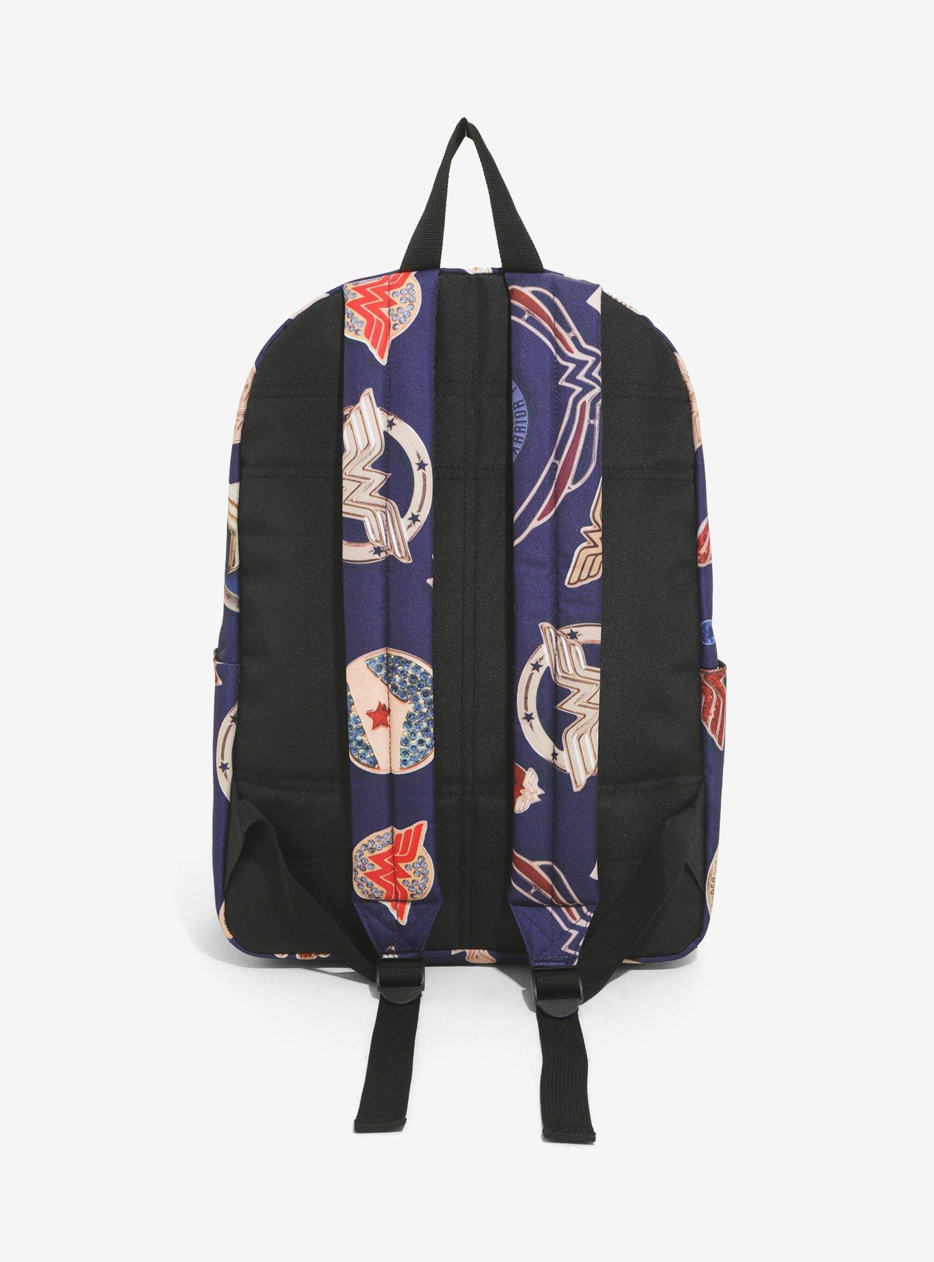 DC Comics Wonder Woman Double Zipper Pocket Backpack, , alternate