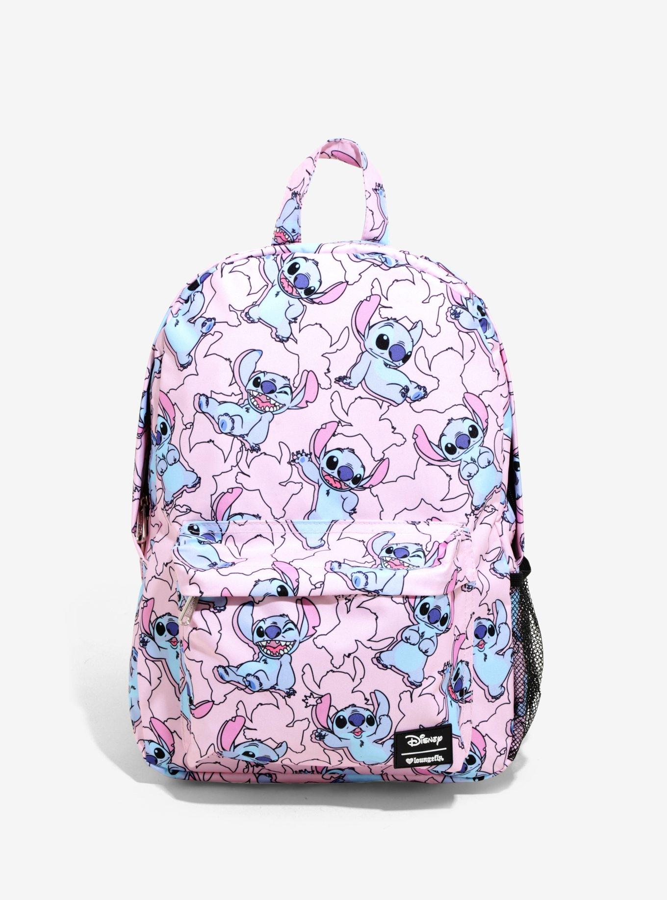 Loungefly Disney Lilo & Stitch Pink Stitch Backpack, , alternate