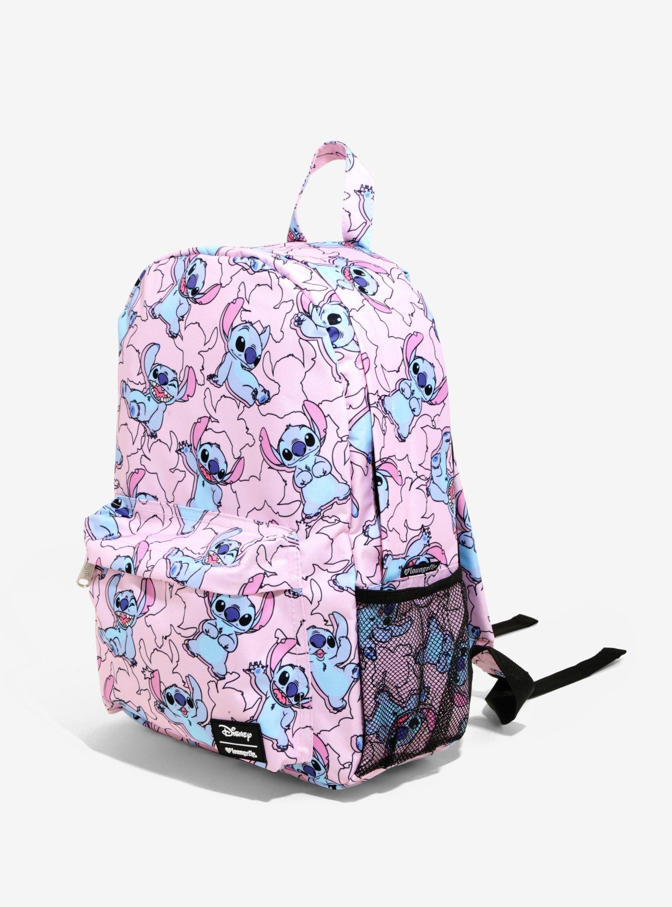 Loungefly Disney Lilo & Stitch Pink Stitch Backpack, , alternate