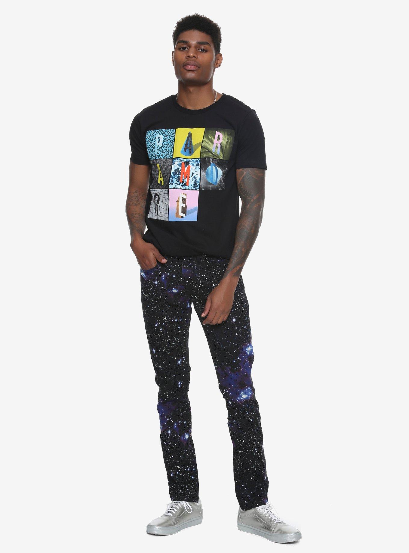 XXX RUDE Galaxy Print 32 Inch Inseam Skinny Jeans, , alternate