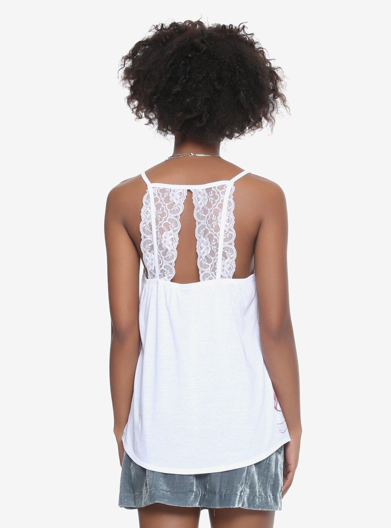 Disney The Little Mermaid Floral Tank Top, MULTI, alternate