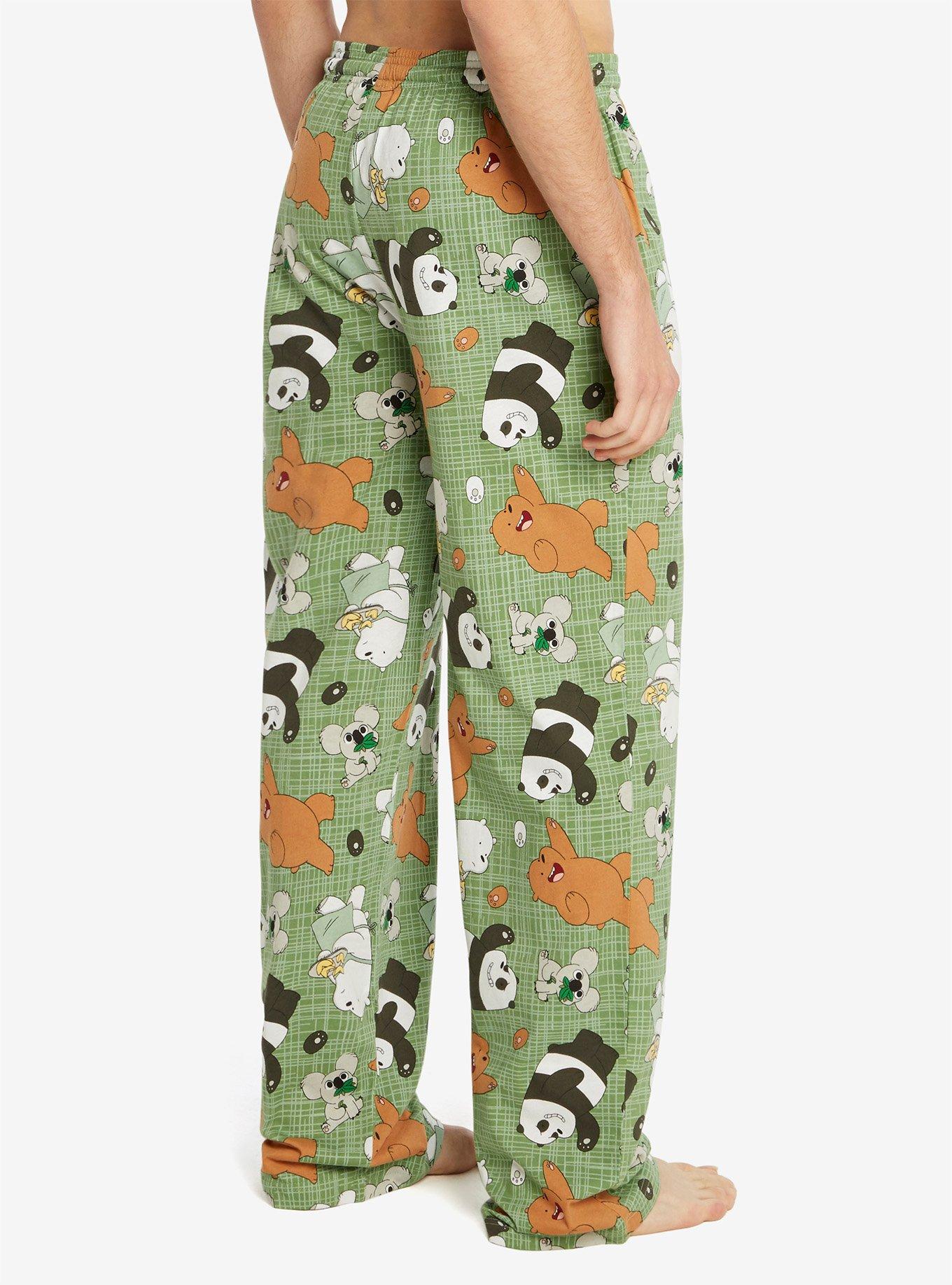 We Bare Bears Character Guys Pajama Pants, , alternate