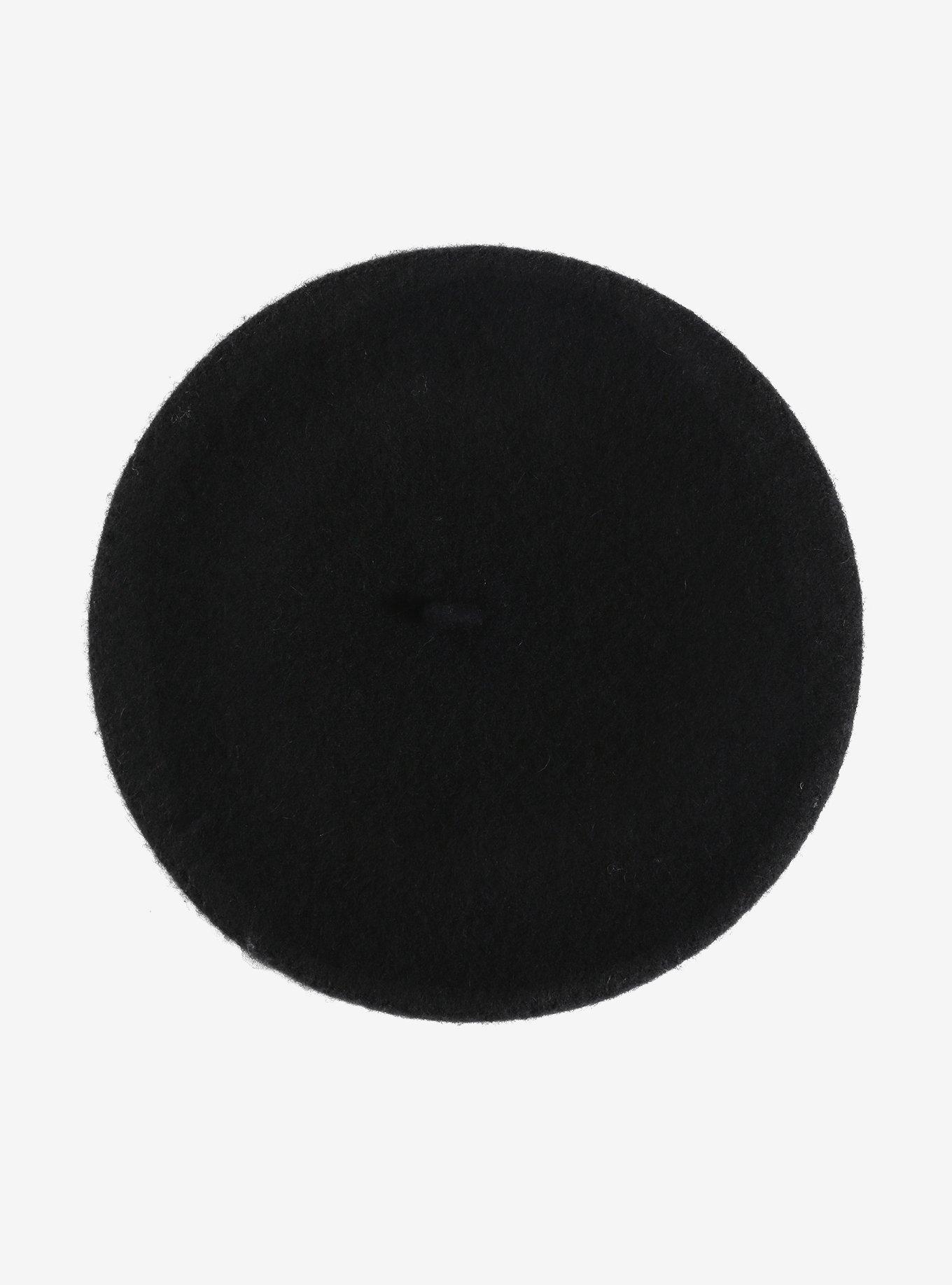 Fall Out Boy Black Wool Felt Beret, , alternate