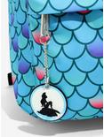 Loungefly Disney The Little Mermaid Holographic Shell Scale Backpack, , alternate