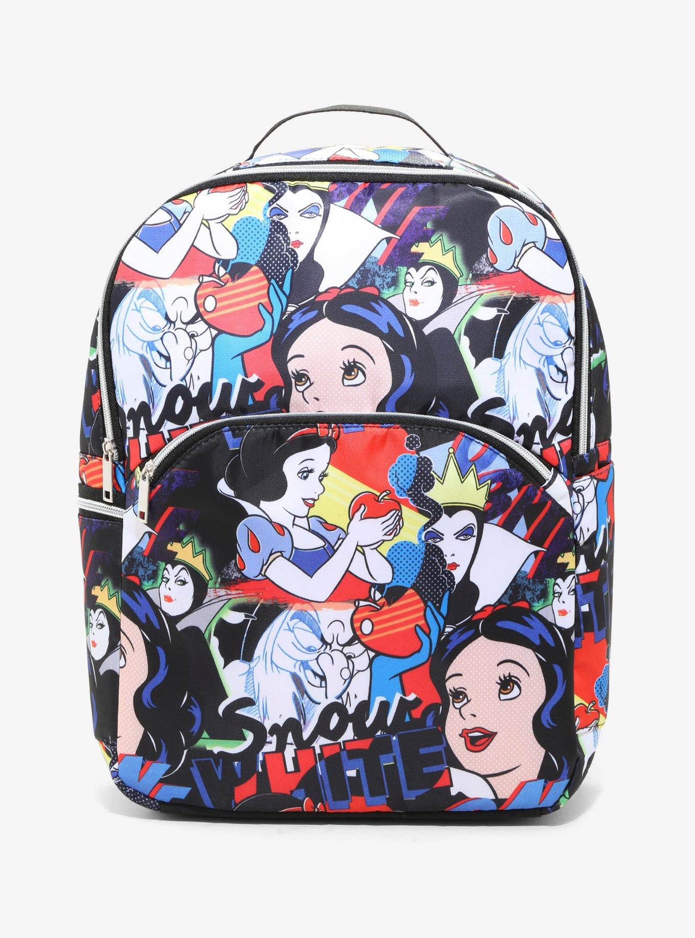 Disney Snow White And The Seven Dwarfs Allover Print Backpack, , alternate