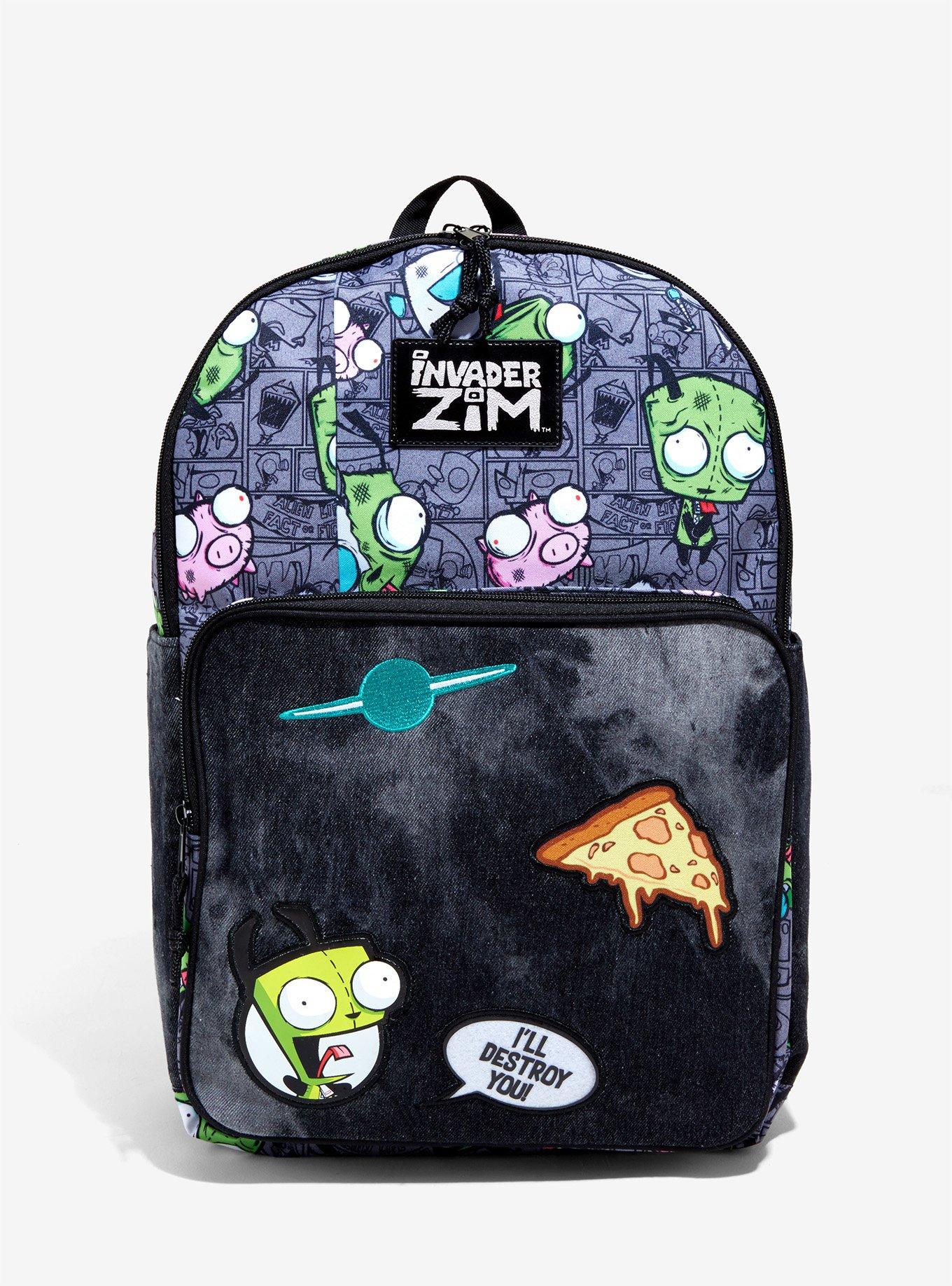 Invader Zim Patch Backpack, , alternate