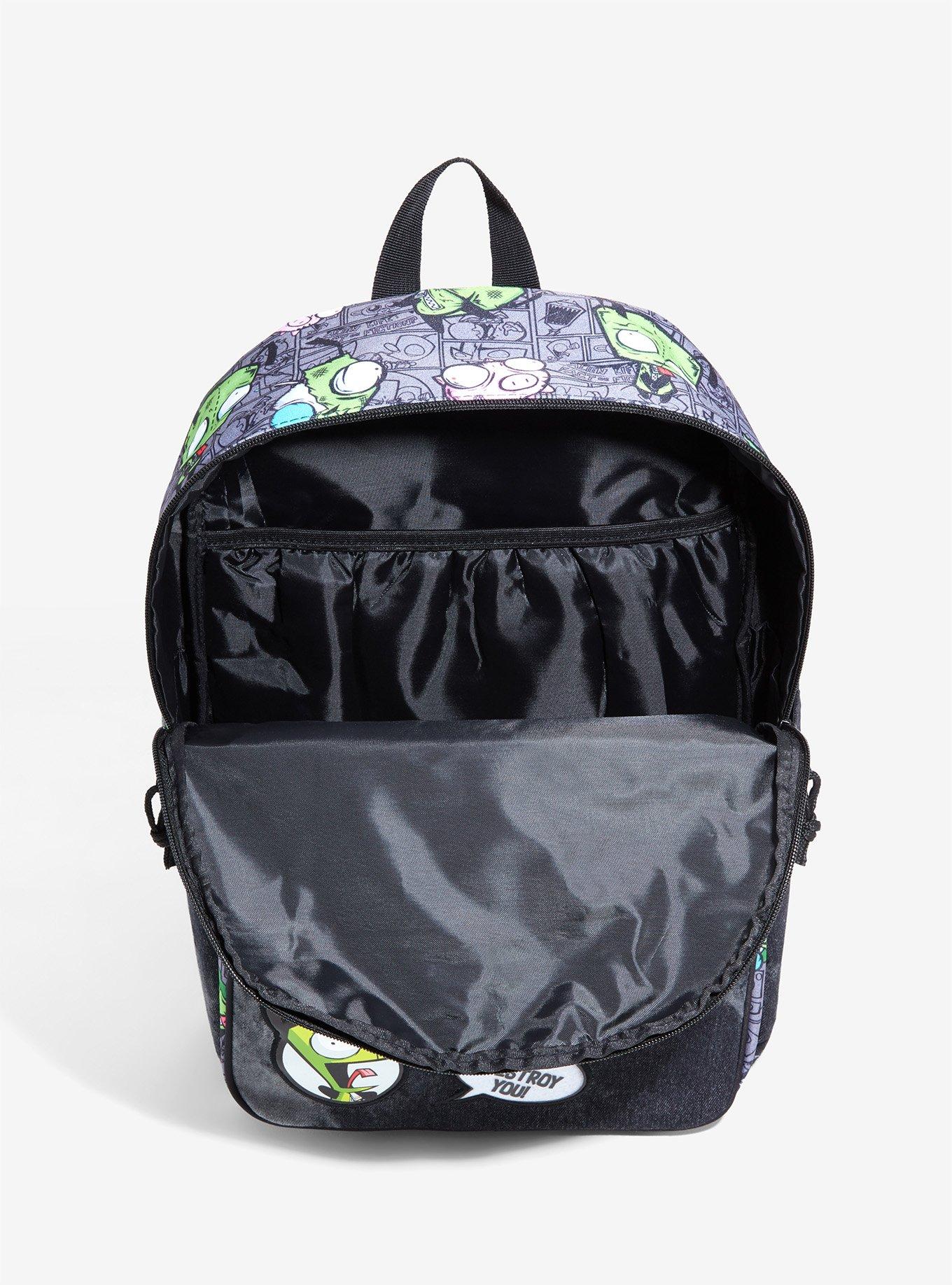 Invader Zim Patch Backpack, , alternate