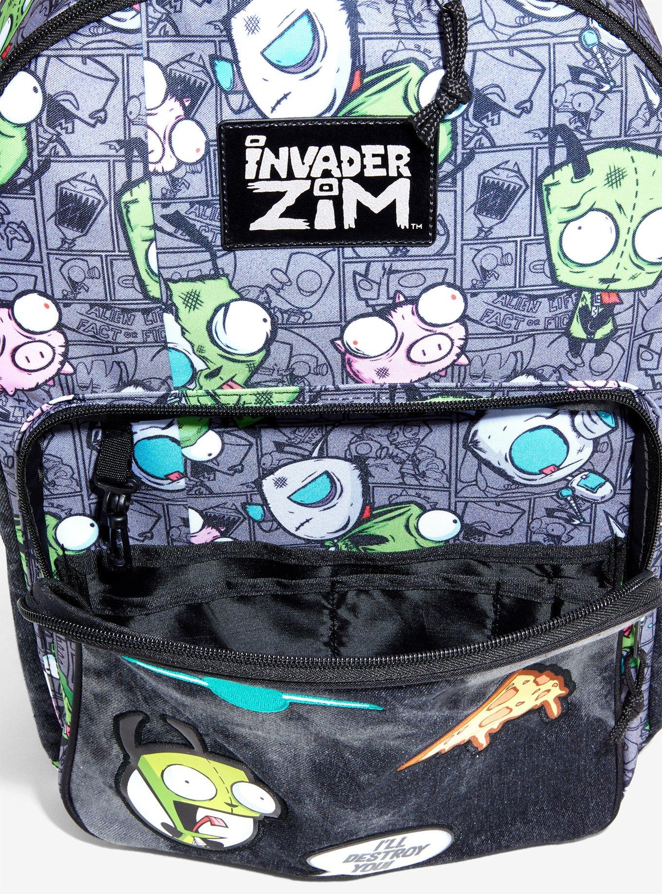 Invader Zim Patch Backpack, , alternate
