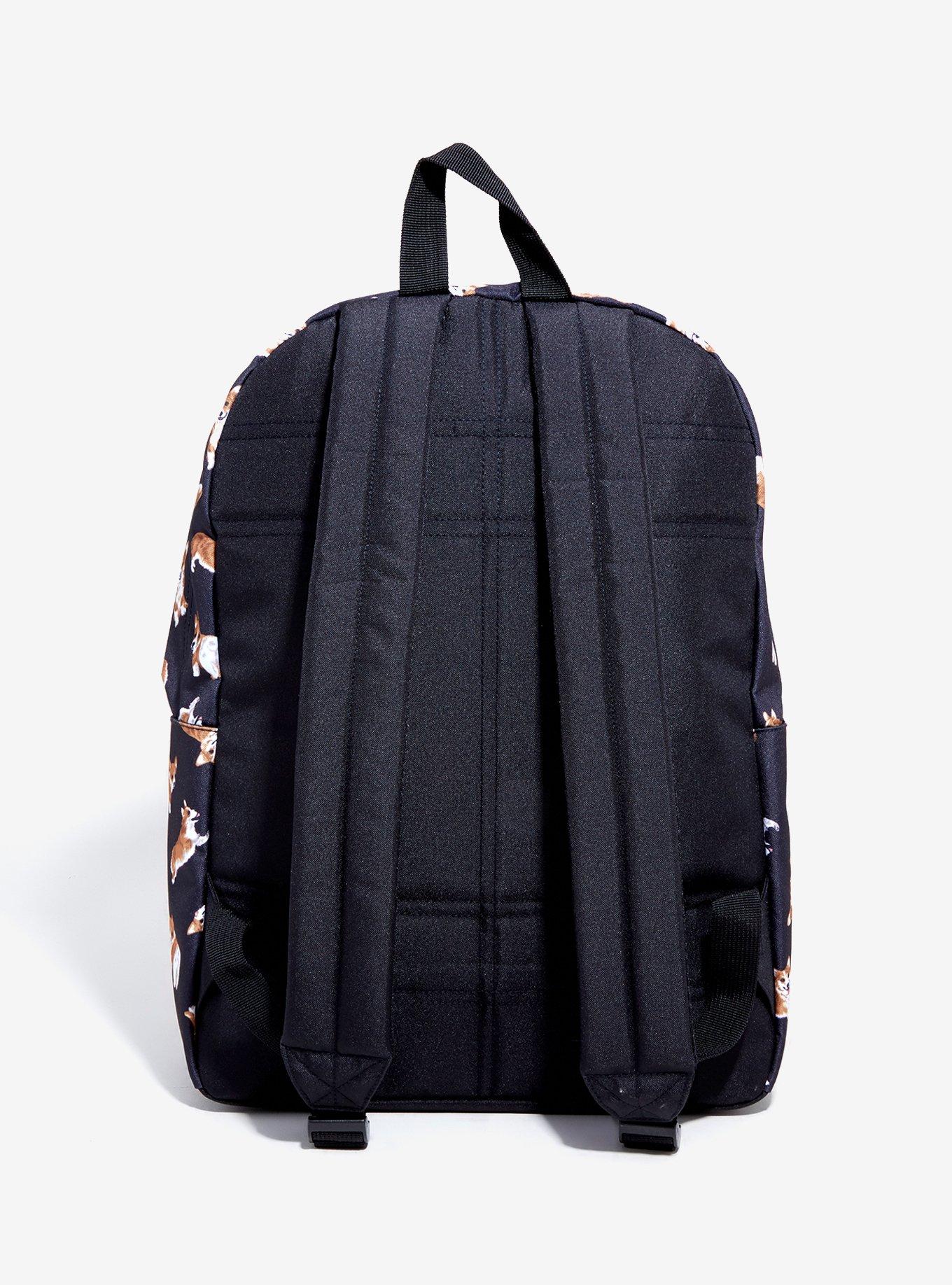 Corgi Print Backpack, , alternate