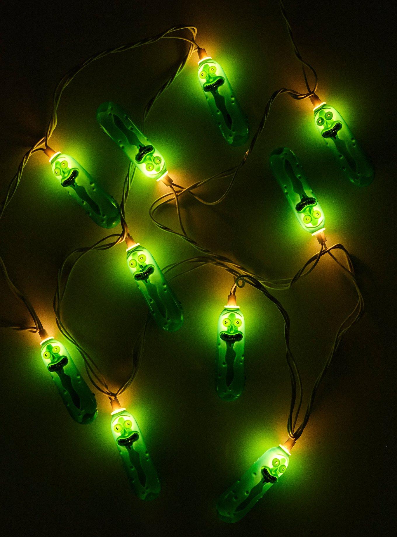 Rick And Morty Pickle Rick String Lights, , alternate