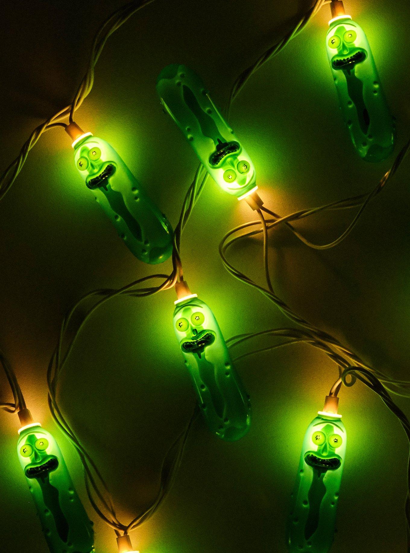 Rick And Morty Pickle Rick String Lights, , alternate